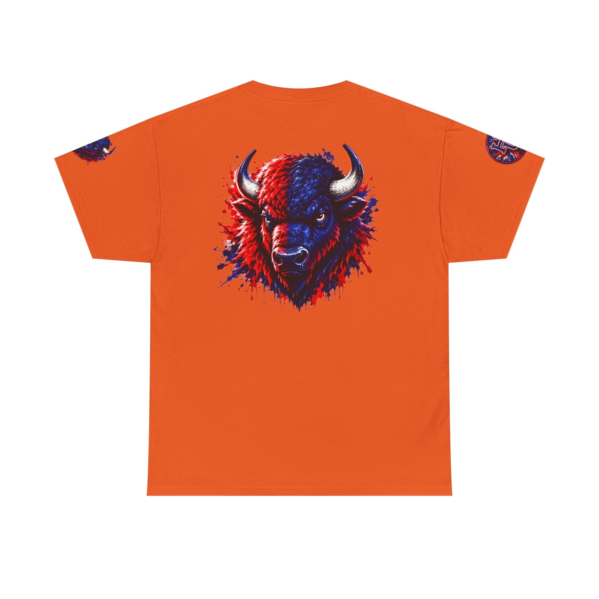 Howard University Buffalo Spirit Tee — HU Bison Red & Blue Campus Shirt