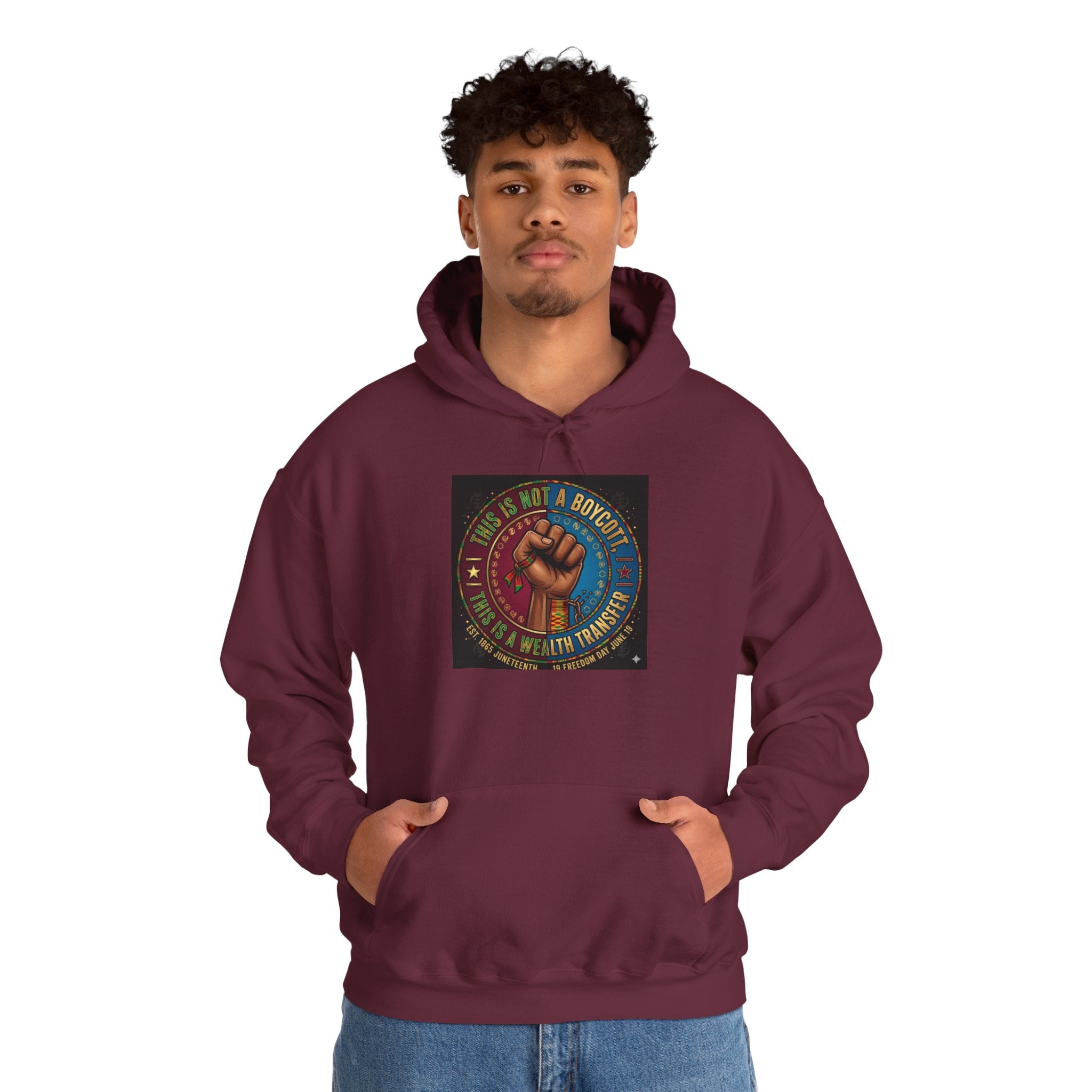 Empowered Unity Hoodie — "We Are a Movement" Fist Graphic Sweatshirt