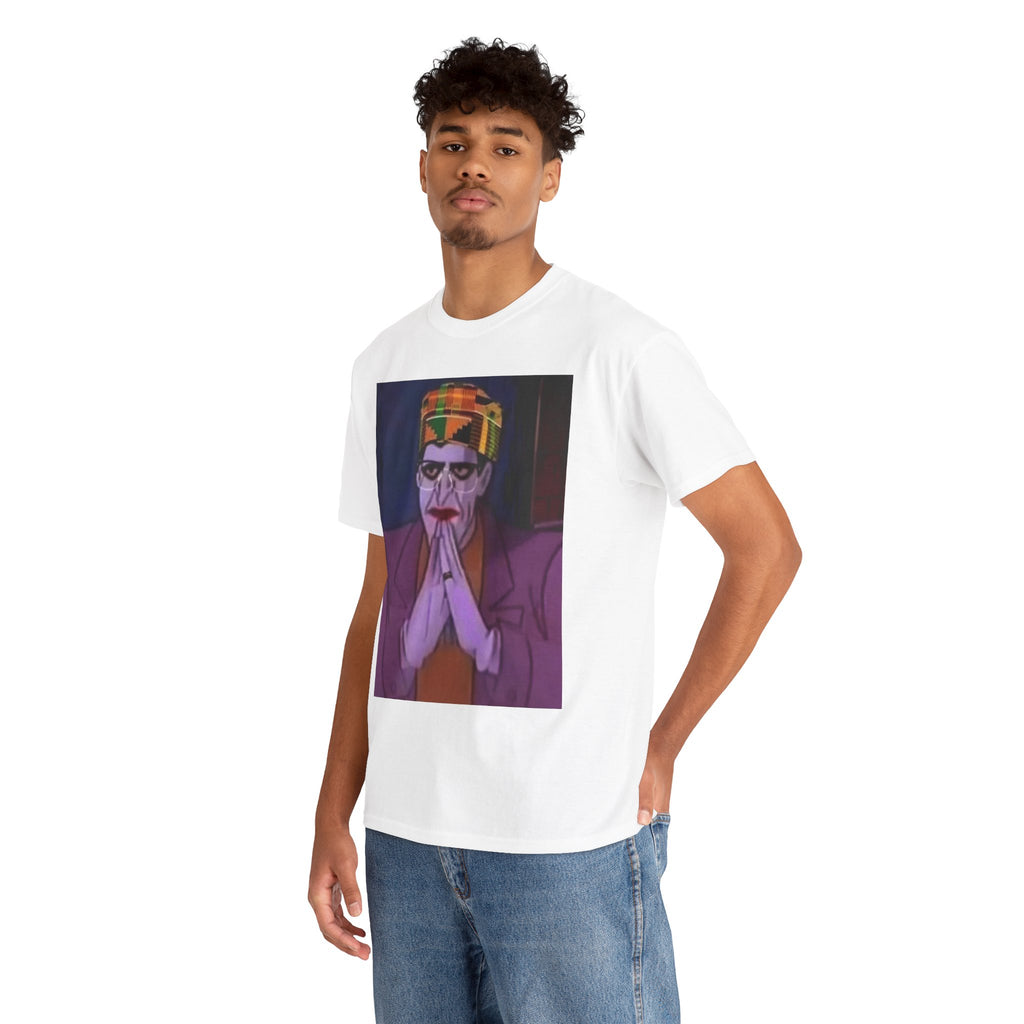 Graphic Tee — Vintage Afrocentric Joker Portrait & Psychedelic Raised Fist Art