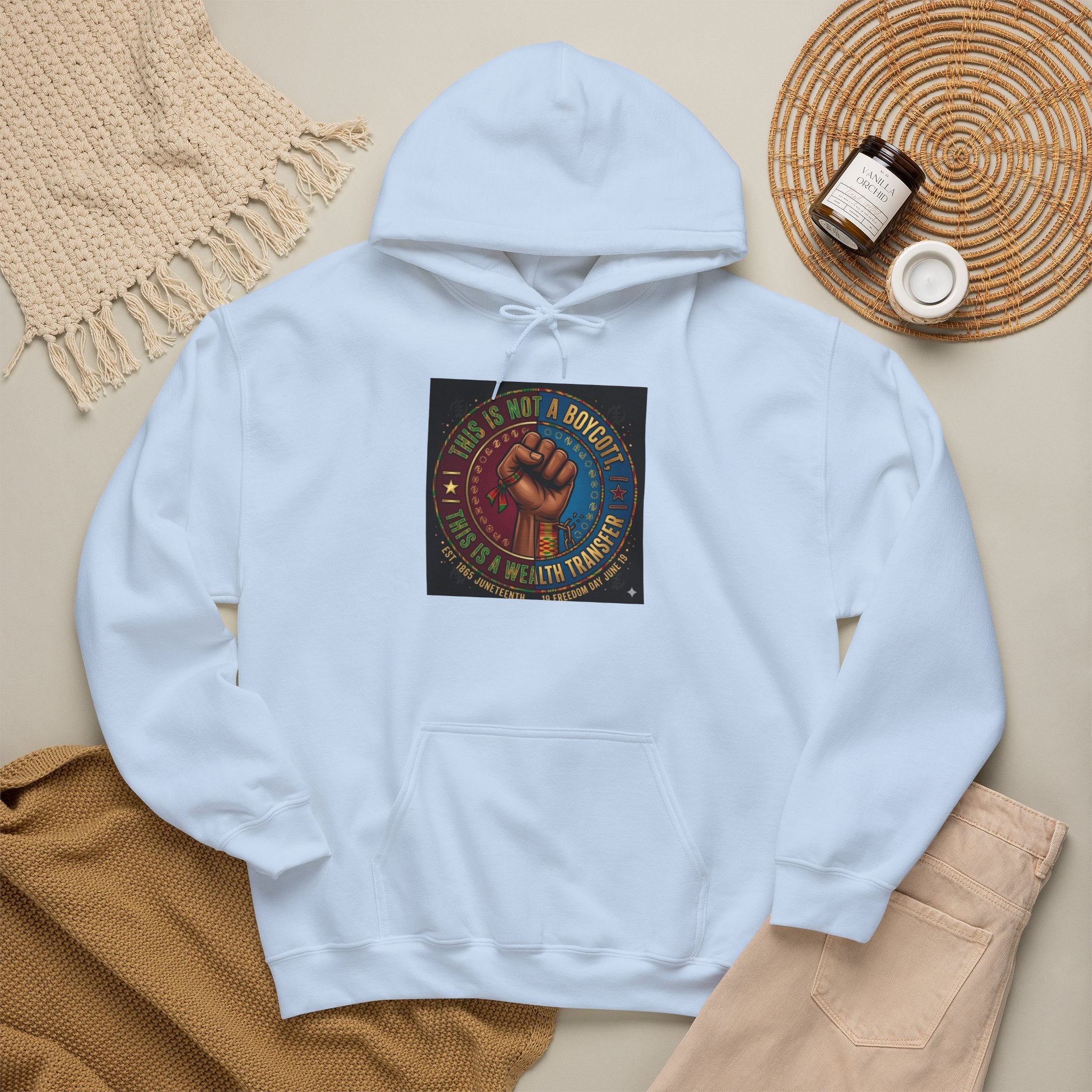 Empowered Unity Hoodie — "We Are a Movement" Fist Graphic Sweatshirt