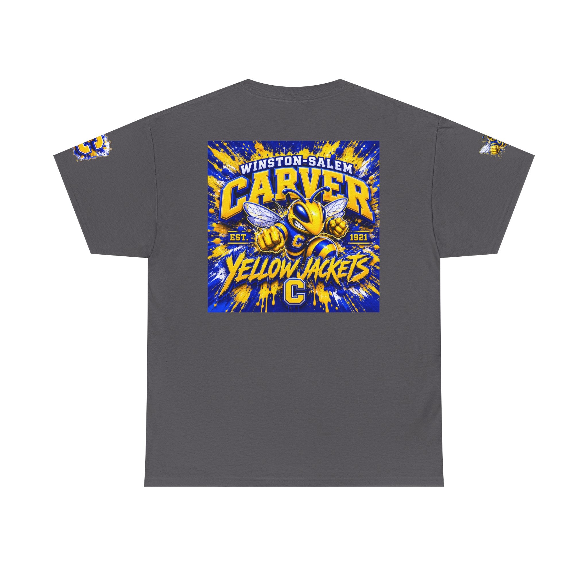 Carver Yellow Jackets Graphic T‑Shirt — Winston‑Salem School Spirit Tee