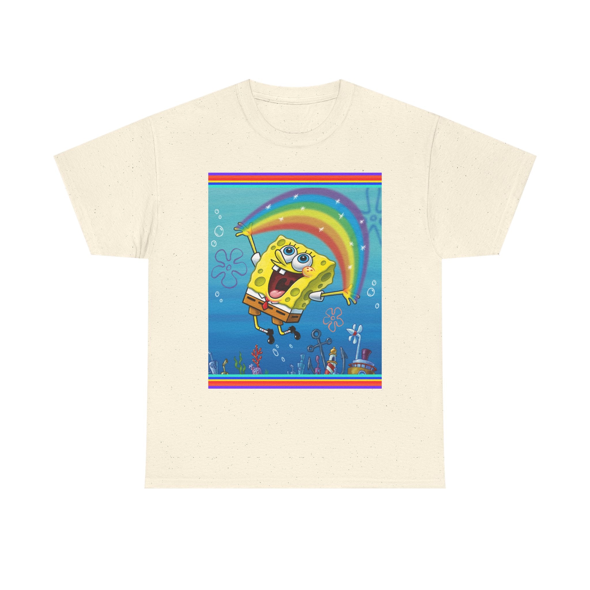 SpongeBob Rainbow SquarePants T-Shirt — Nickelodeon Graphic Tee