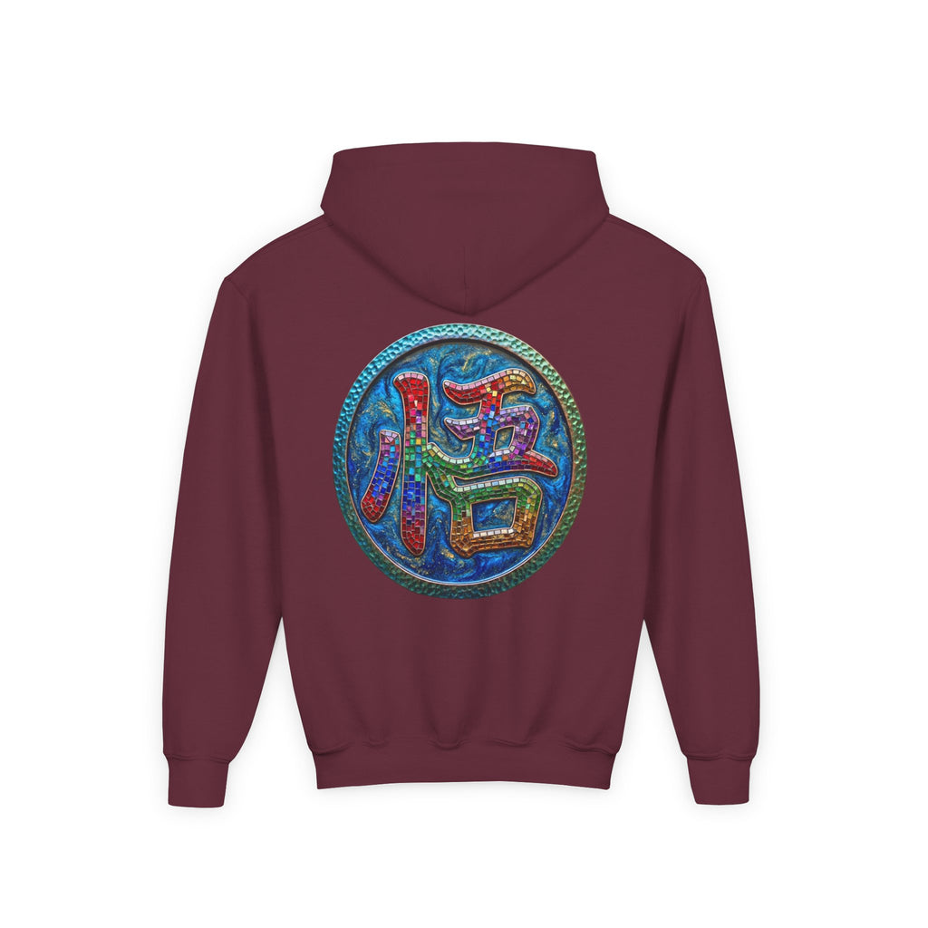 Dragon Boy Hoodie — Goku Cartoon Emblem Youth Hooded Sweatshirt