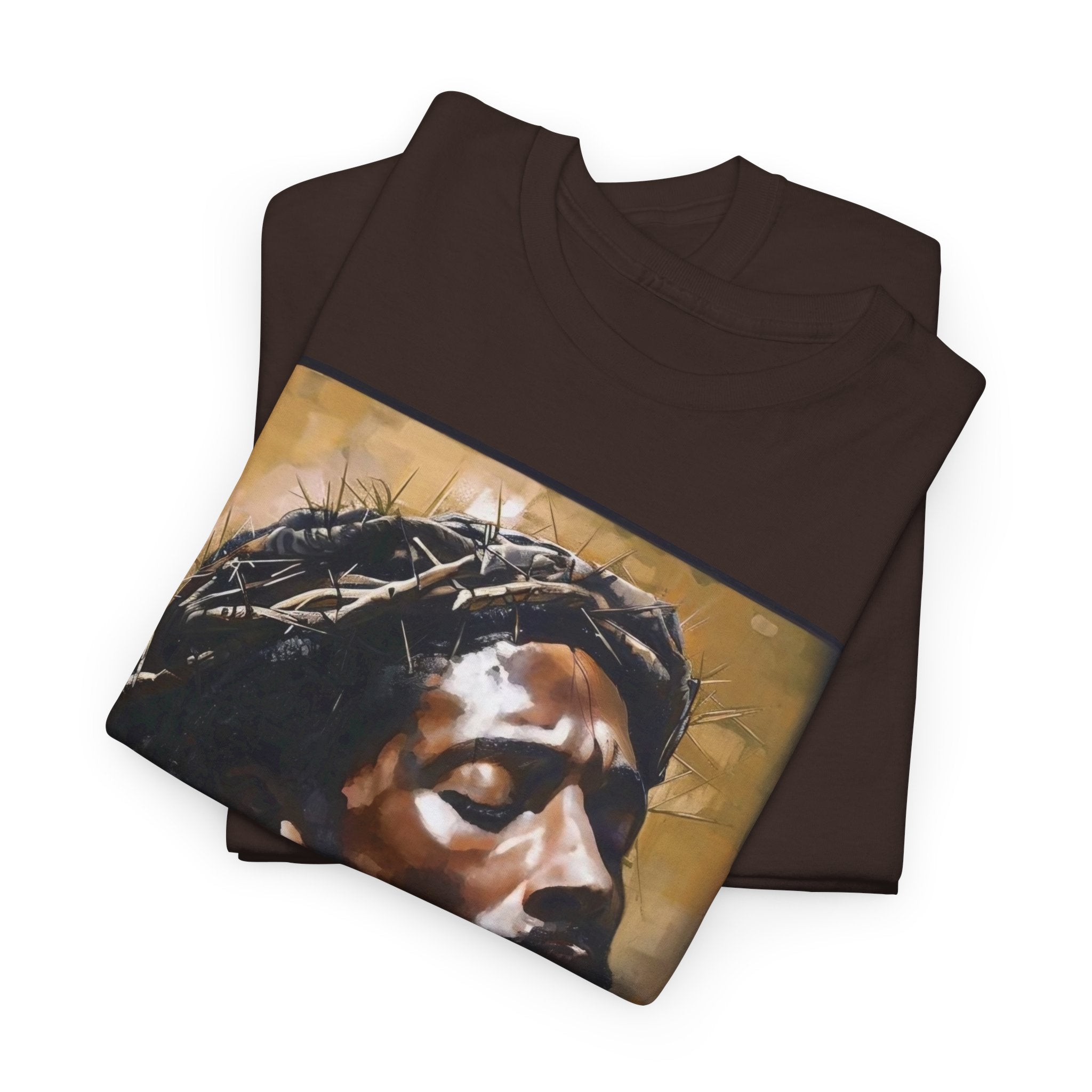Jesus Portrait Tee with 'This Is Not A Boycott — This Is A Wealth Transfer' Back Emblem