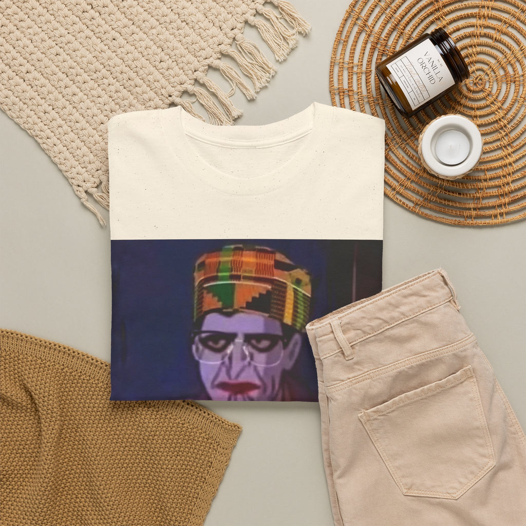 Graphic Tee — Vintage Afrocentric Joker Portrait & Psychedelic Raised Fist Art