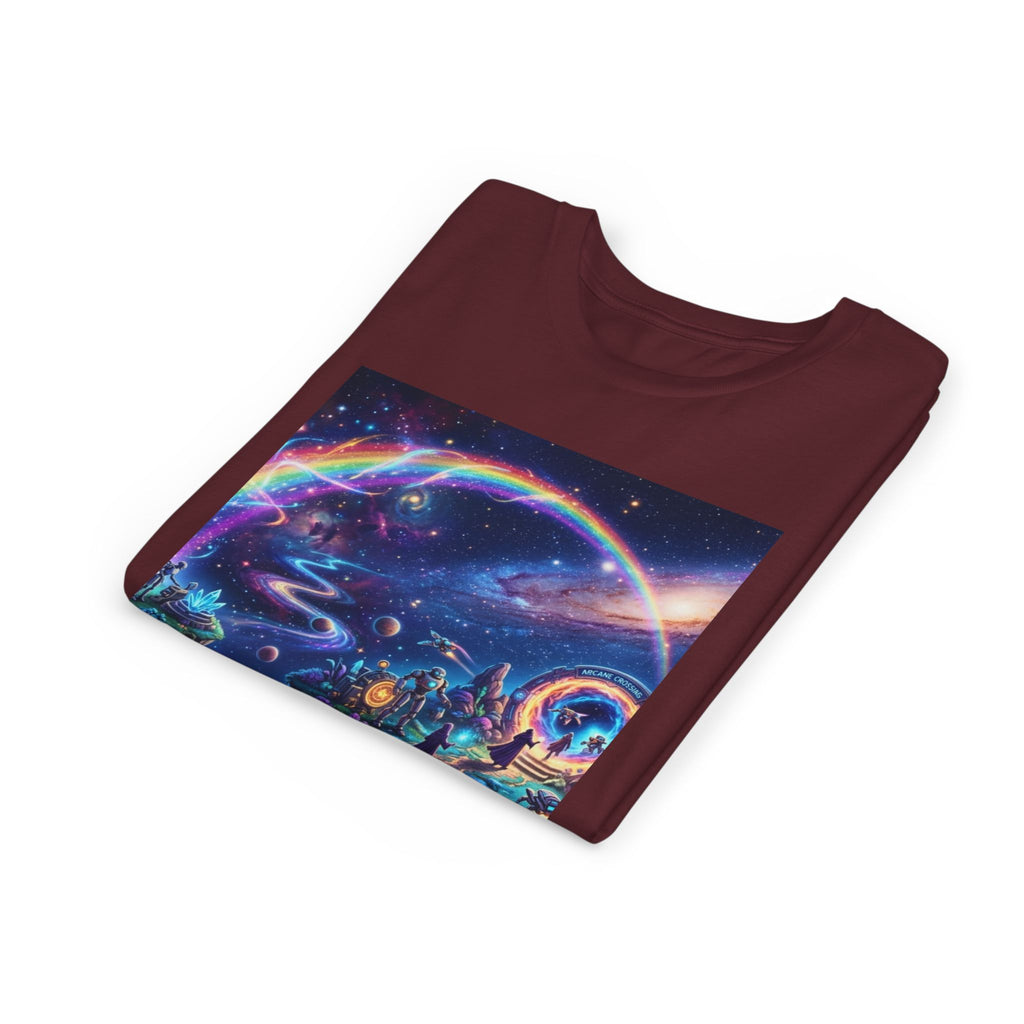 Galaxy Fantasy Youth Tee — Floating Islands, Robots & Magic Portals