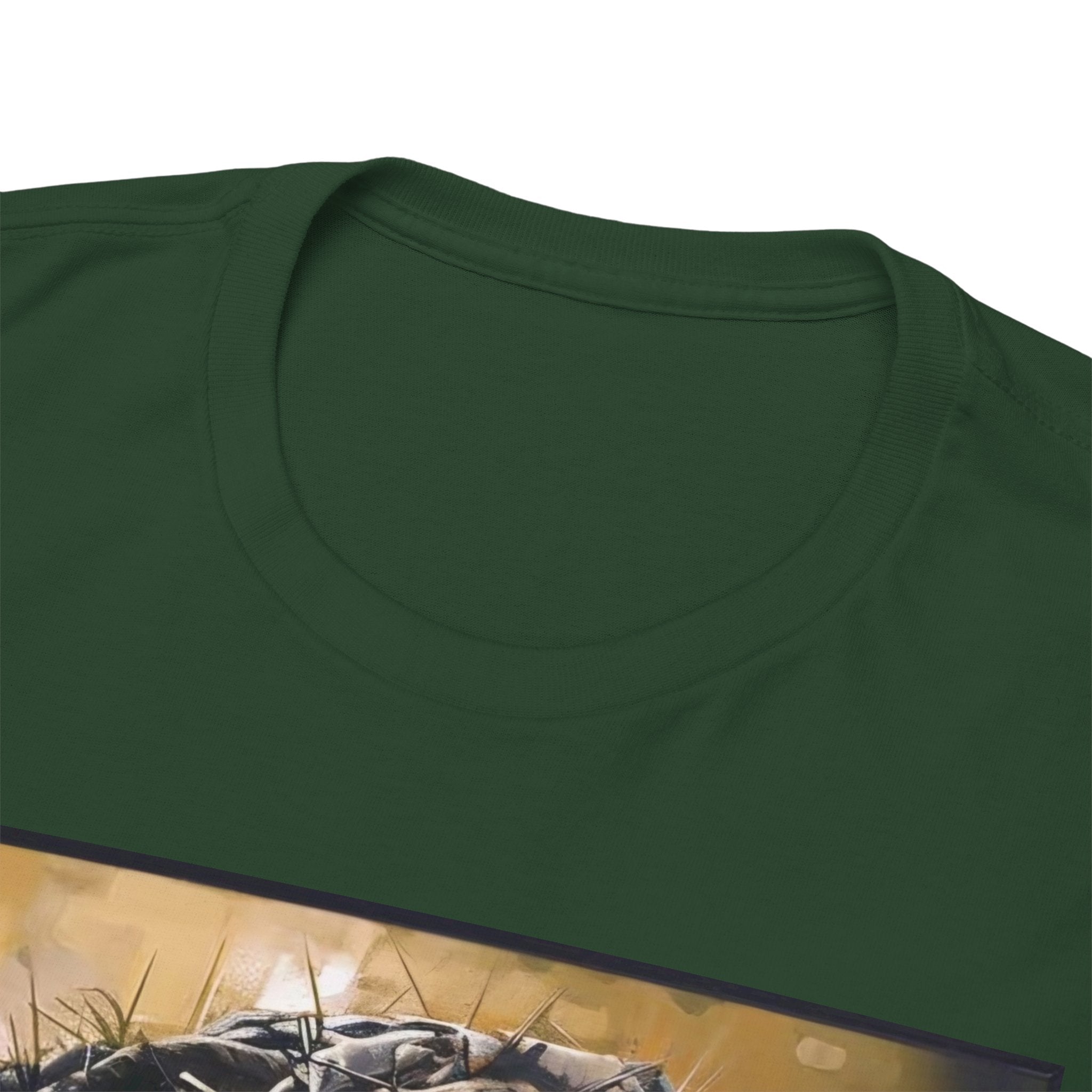 Jesus Portrait Tee with 'This Is Not A Boycott — This Is A Wealth Transfer' Back Emblem