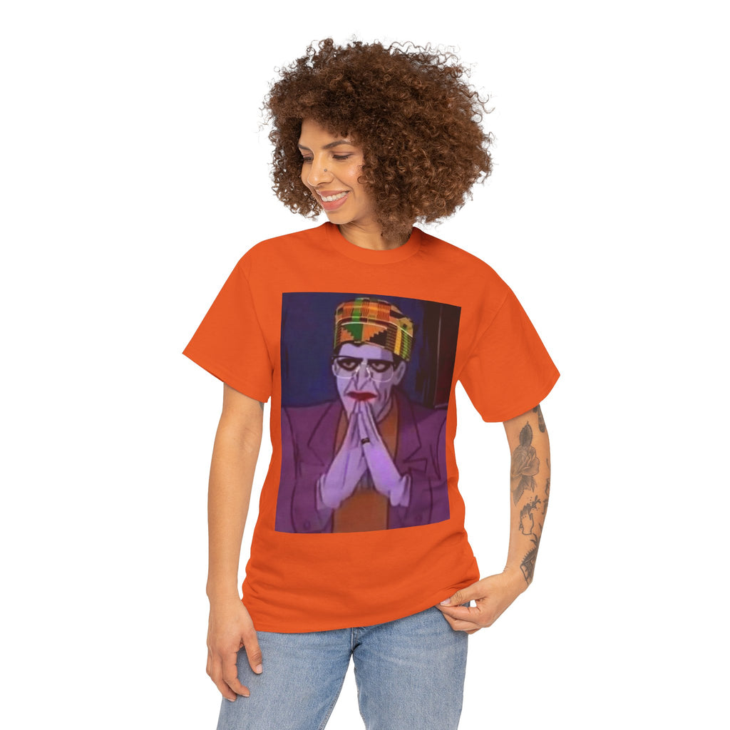 Graphic Tee — Vintage Afrocentric Joker Portrait & Psychedelic Raised Fist Art