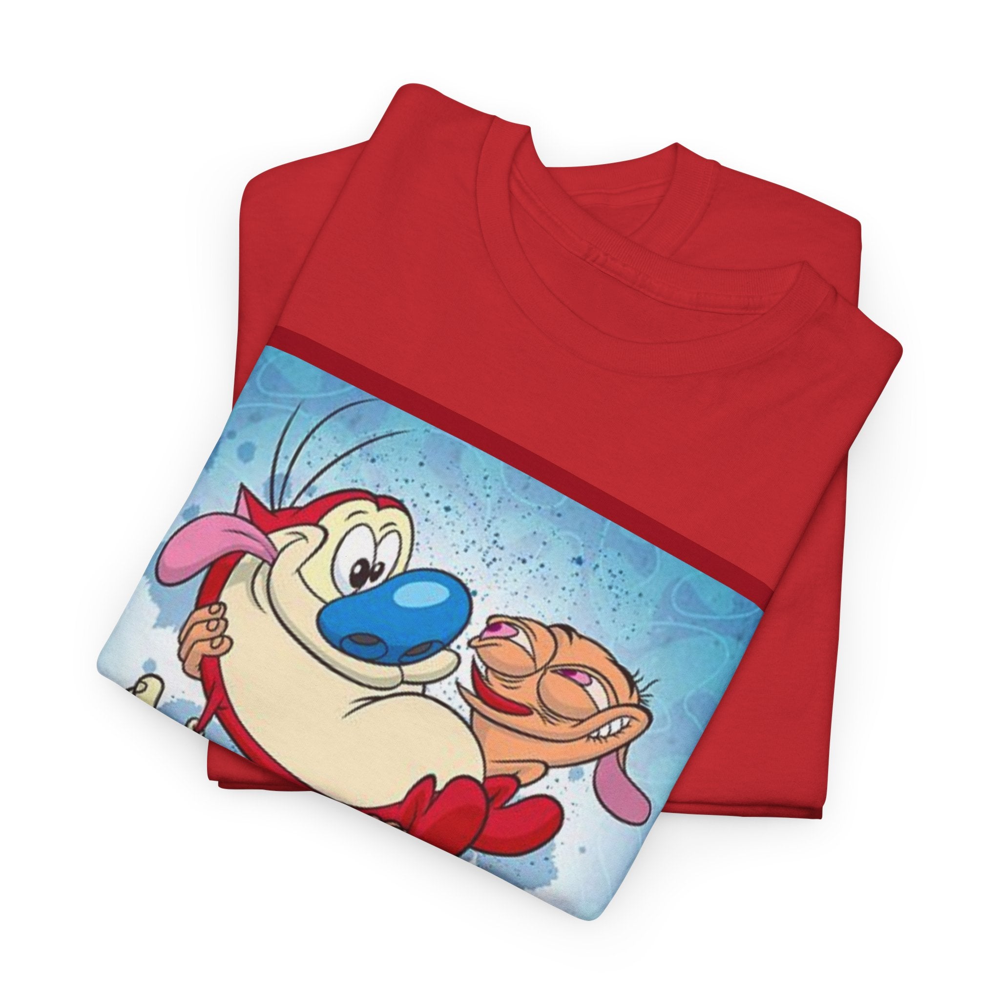 Ren & Stimpy Graphic Tee — Retro Nickelodeon Cartoon T-Shirt