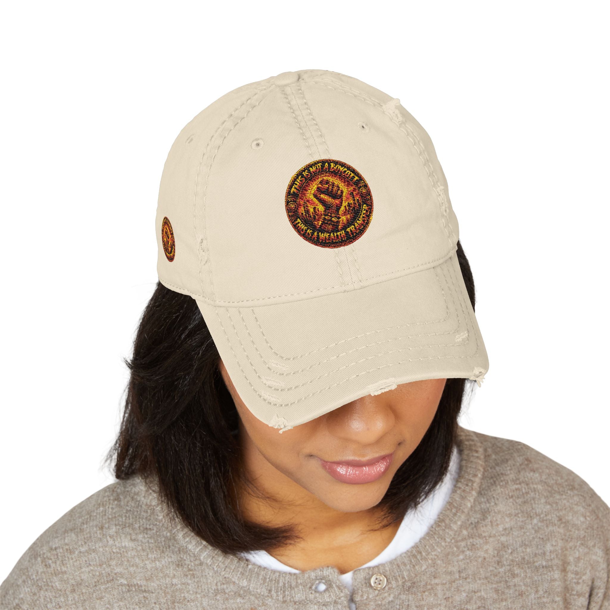 Mother braiding freedom— Vintage Flame Crest Cap