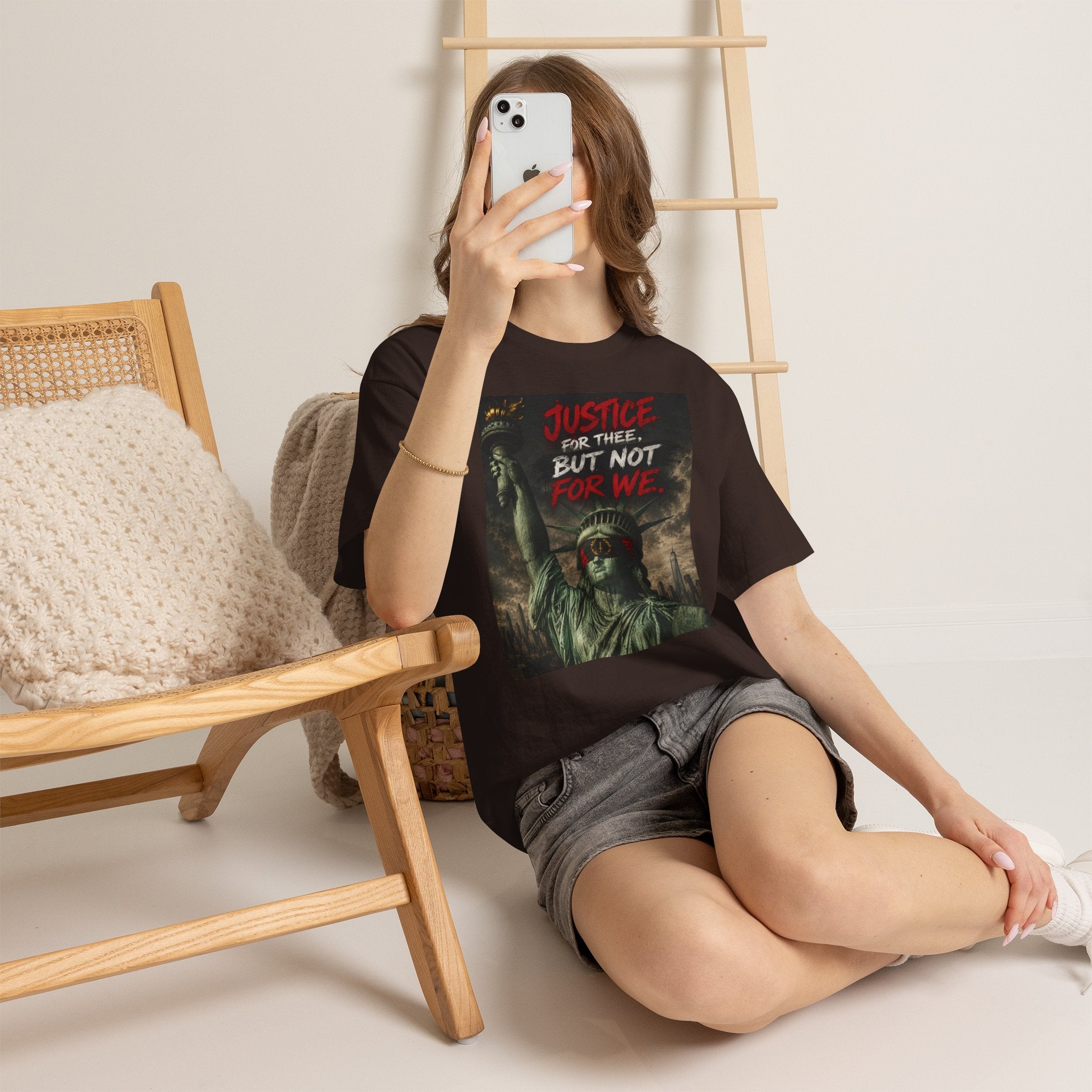 Protest Justice T-Shirt — “Justice For Thee, But Not For We” Graphic Tee
