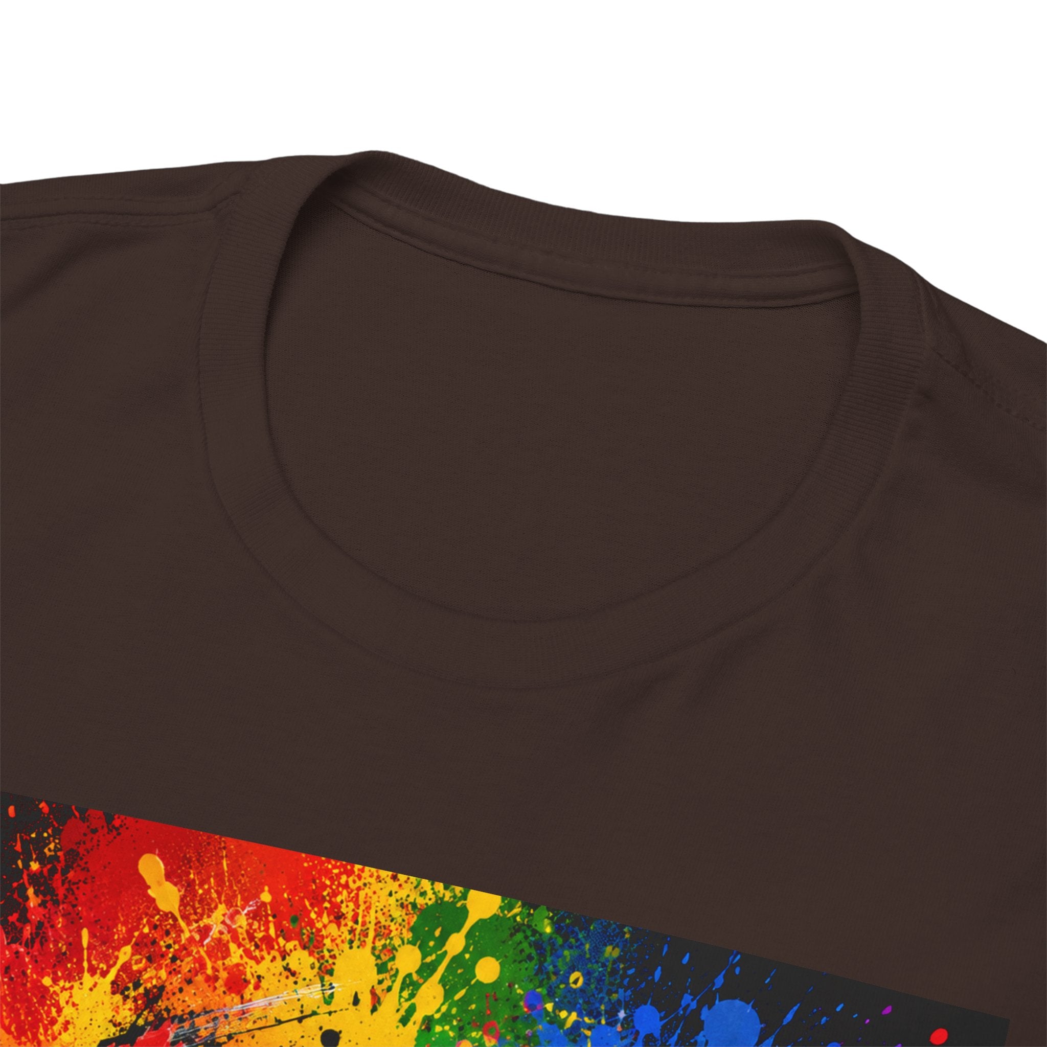 Wealth Transfer T-Shirt — Rainbow Graffiti Design (Back Fist Emblem)