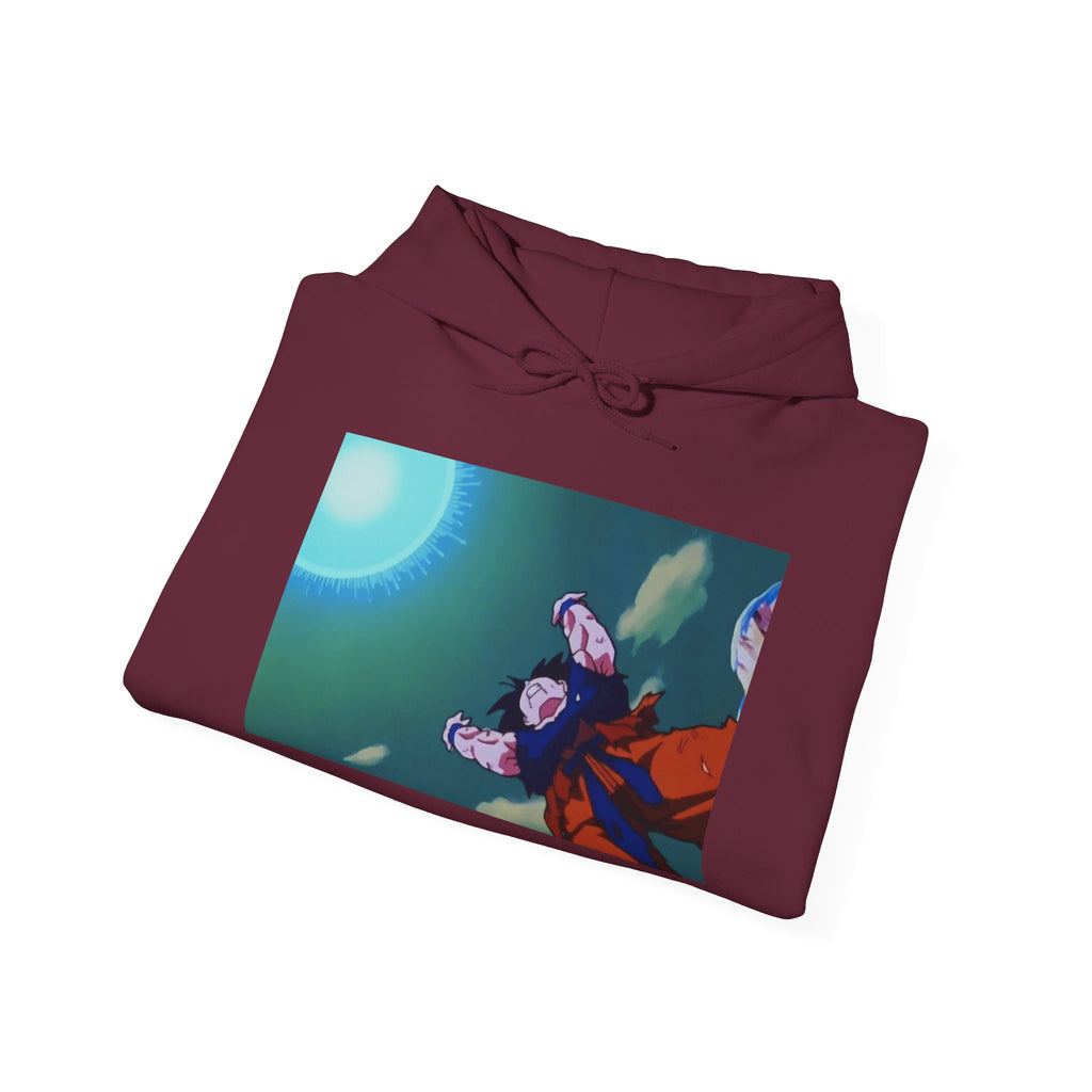 Anime Night Sky Hoodie — Girls Under the Moon Graphic Sweatshirt