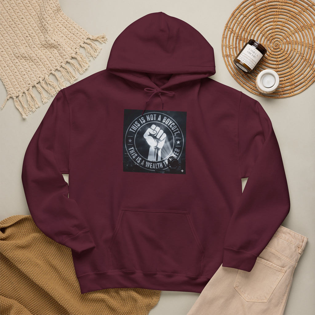 Hoodie — "This Is Not a Moment" Raised Fist Social Justice Pullover