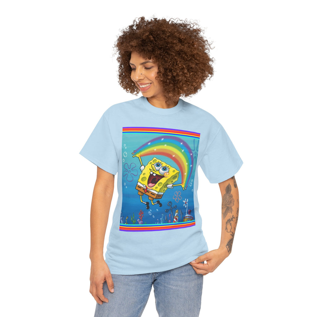 SpongeBob Rainbow SquarePants T-Shirt — Nickelodeon Graphic Tee