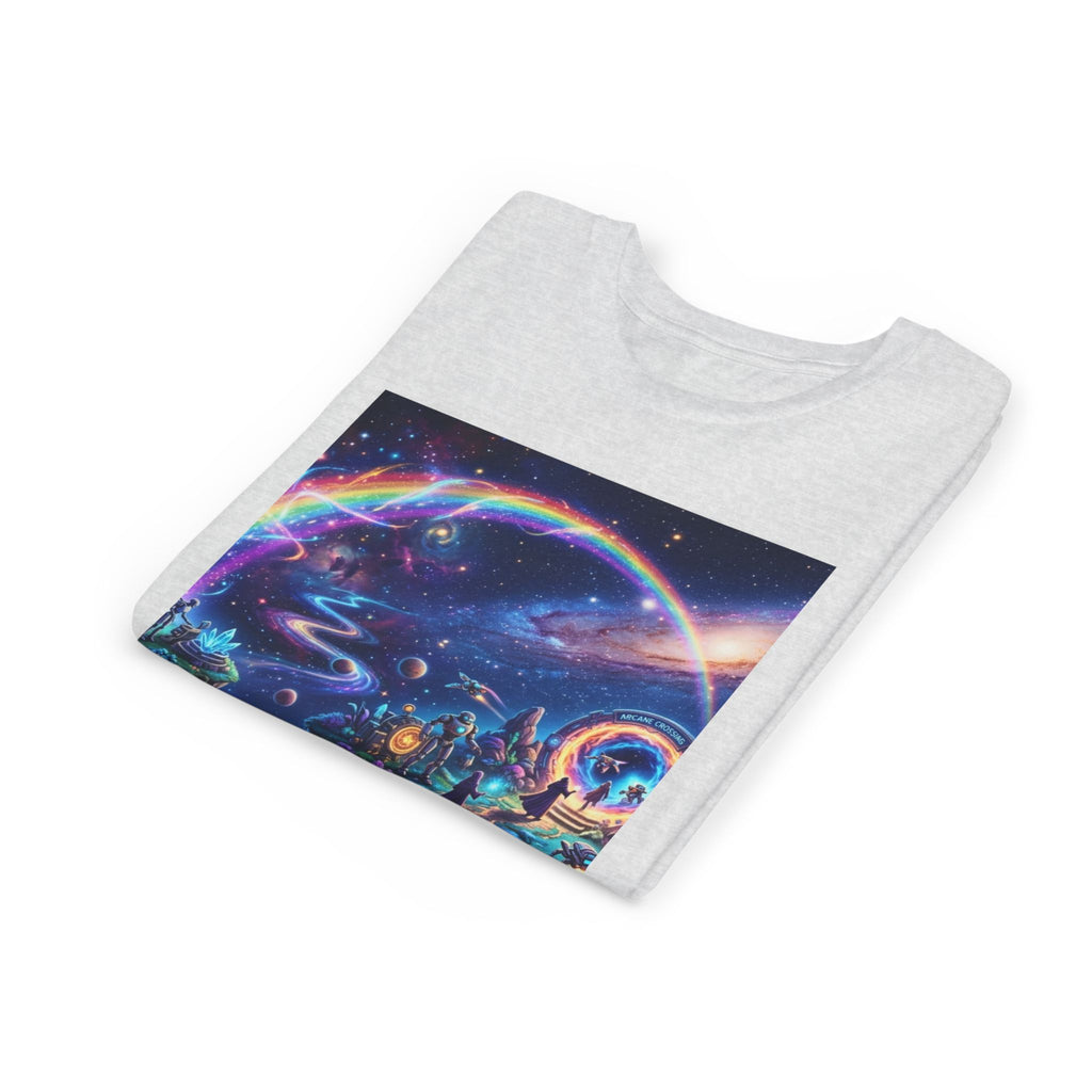 Galaxy Fantasy Youth Tee — Floating Islands, Robots & Magic Portals