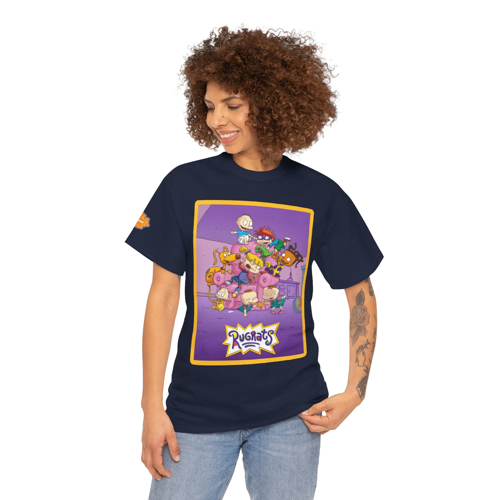 Rugrats Character Collage Tee — Retro Nickelodeon Kids Cartoon T-Shirt
