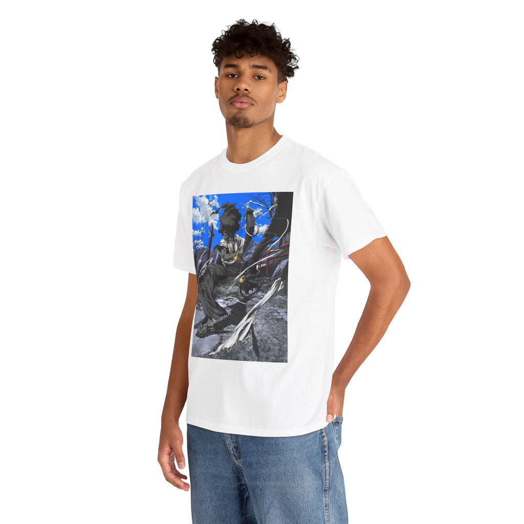 Afro Samurai Graphic Tee — Anime Streetwear T‑Shirt