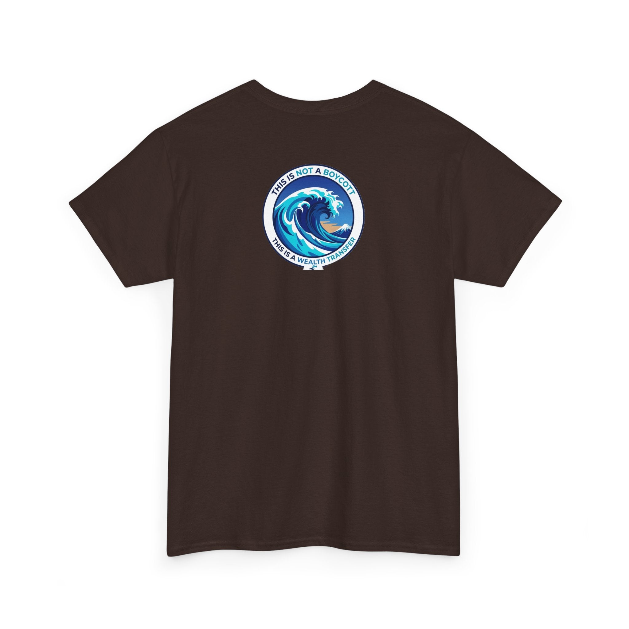 T-Shirt — Coastal Wave Graphic Tee (Ocean Sunset Wave Art)