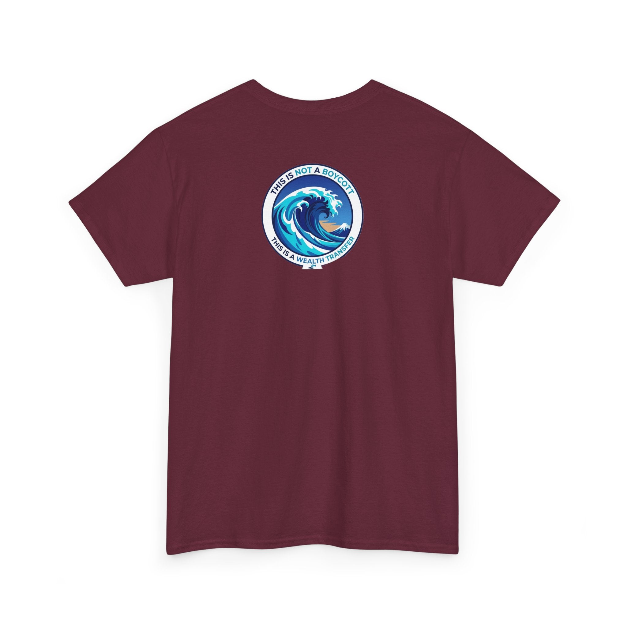 T-Shirt — Coastal Wave Graphic Tee (Ocean Sunset Wave Art)
