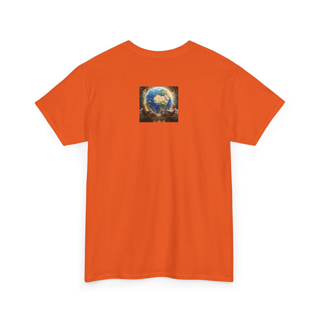 Cosmic Guardian Tee — Earth Mother Spiritual Graphic T-Shirt