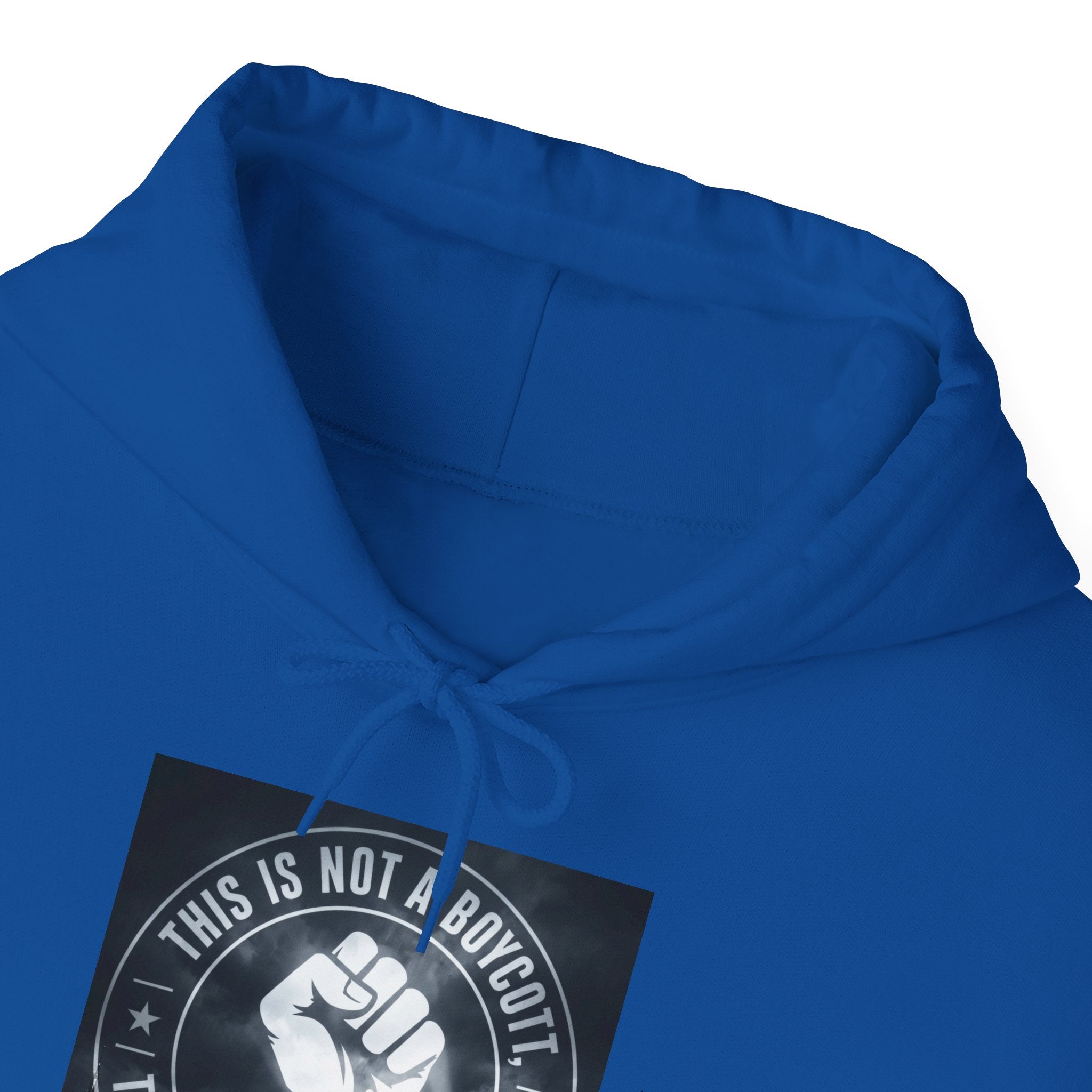 Hoodie — "This Is Not a Moment" Raised Fist Social Justice Pullover