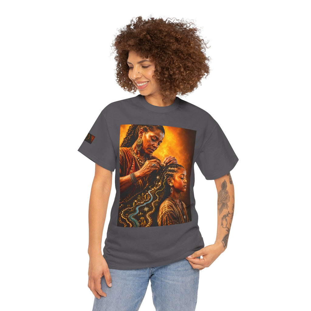 Afrocentric Braiding Tee – "This Is Not A Phase" Empowerment Graphic T-Shirt