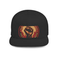 Raised Fist Snapback Hat – Vintage Protest Emblem Flat Bill Cap