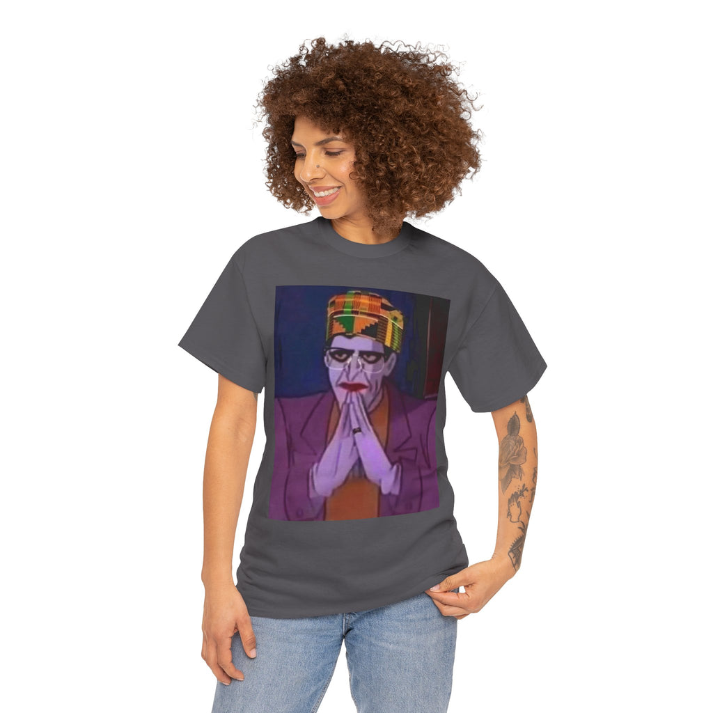Graphic Tee — Vintage Afrocentric Joker Portrait & Psychedelic Raised Fist Art