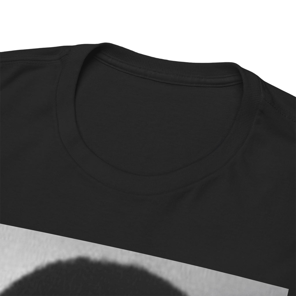 Graphic Tee — Retro Portrait Front with Black Power Fist Back