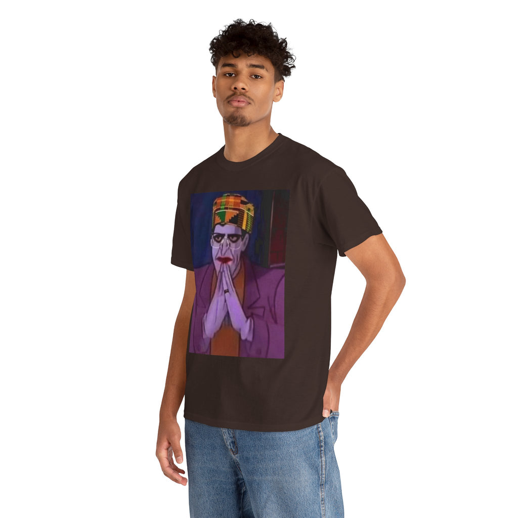 Graphic Tee — Vintage Afrocentric Joker Portrait & Psychedelic Raised Fist Art