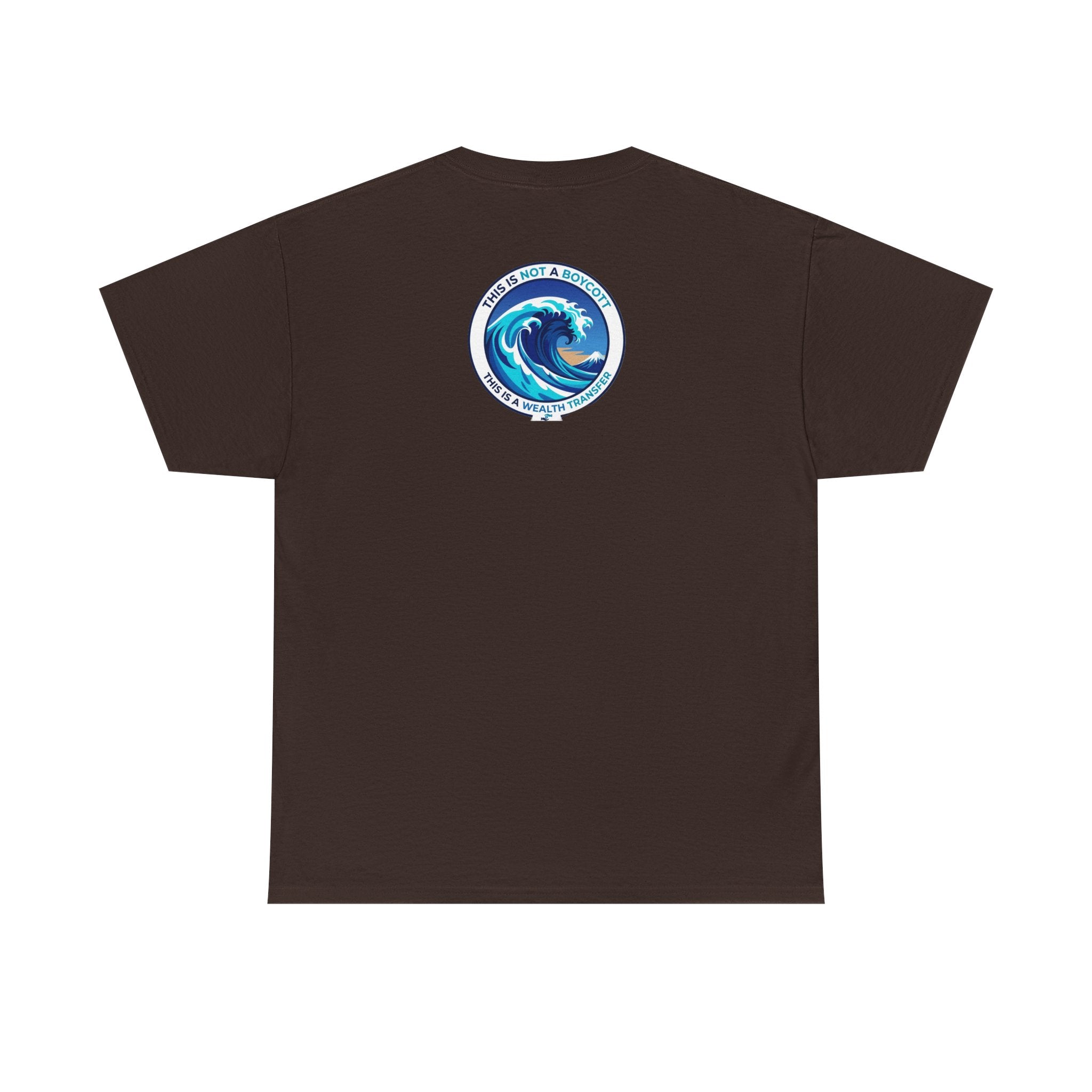 T-Shirt — Coastal Wave Graphic Tee (Ocean Sunset Wave Art)