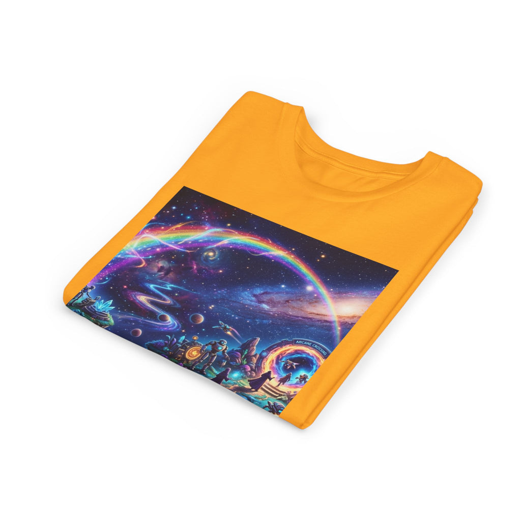 Galaxy Fantasy Youth Tee — Floating Islands, Robots & Magic Portals