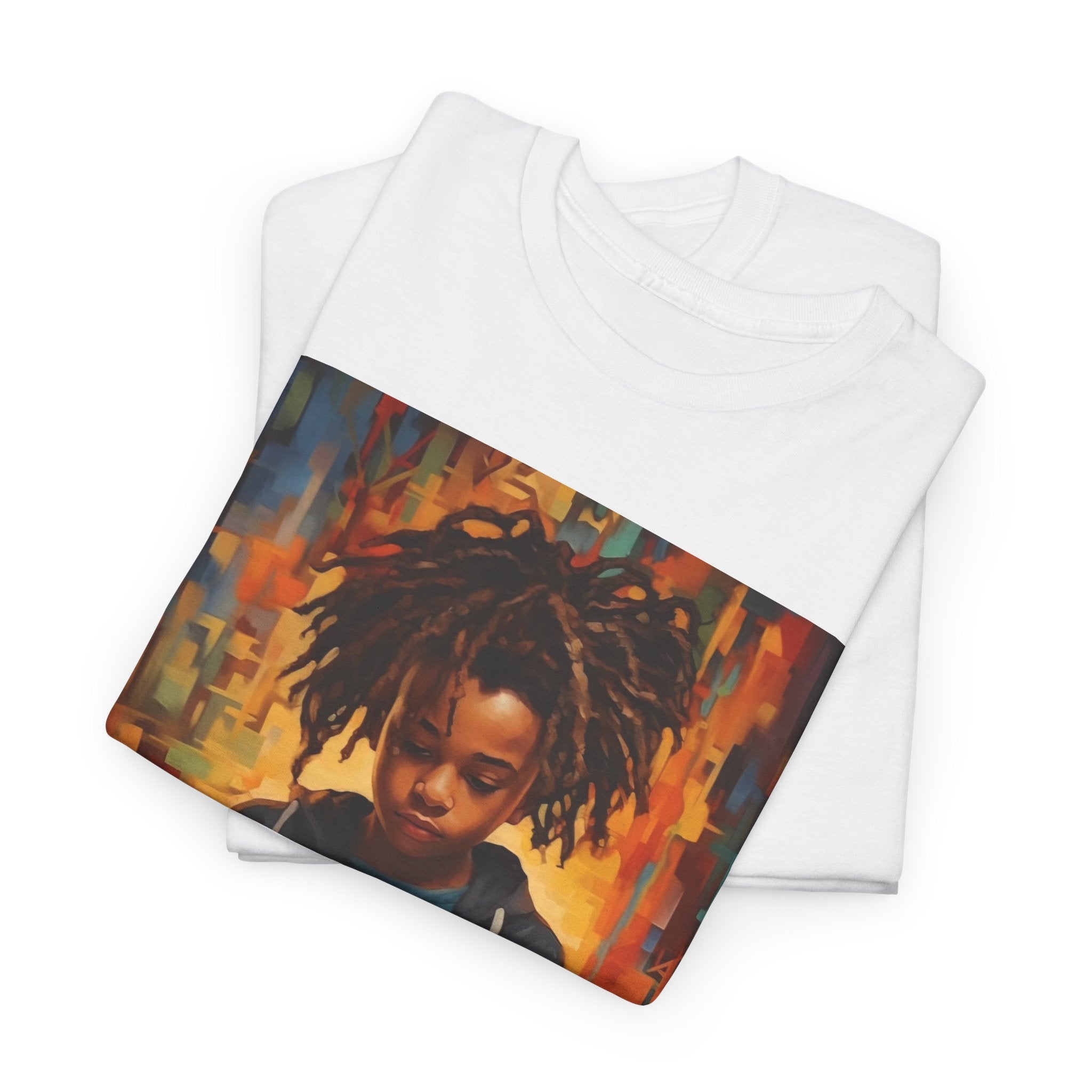 Graphic Tee — 'This Is Not A Boycott, This Is A Wealth Transfer' Back Print with Reading Child Artwork
