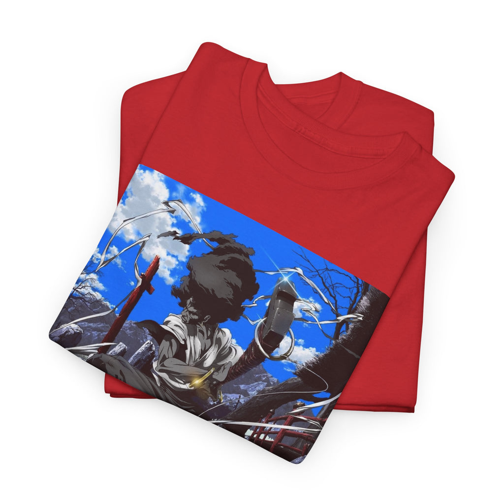 Afro Samurai Graphic Tee — Anime Streetwear T‑Shirt
