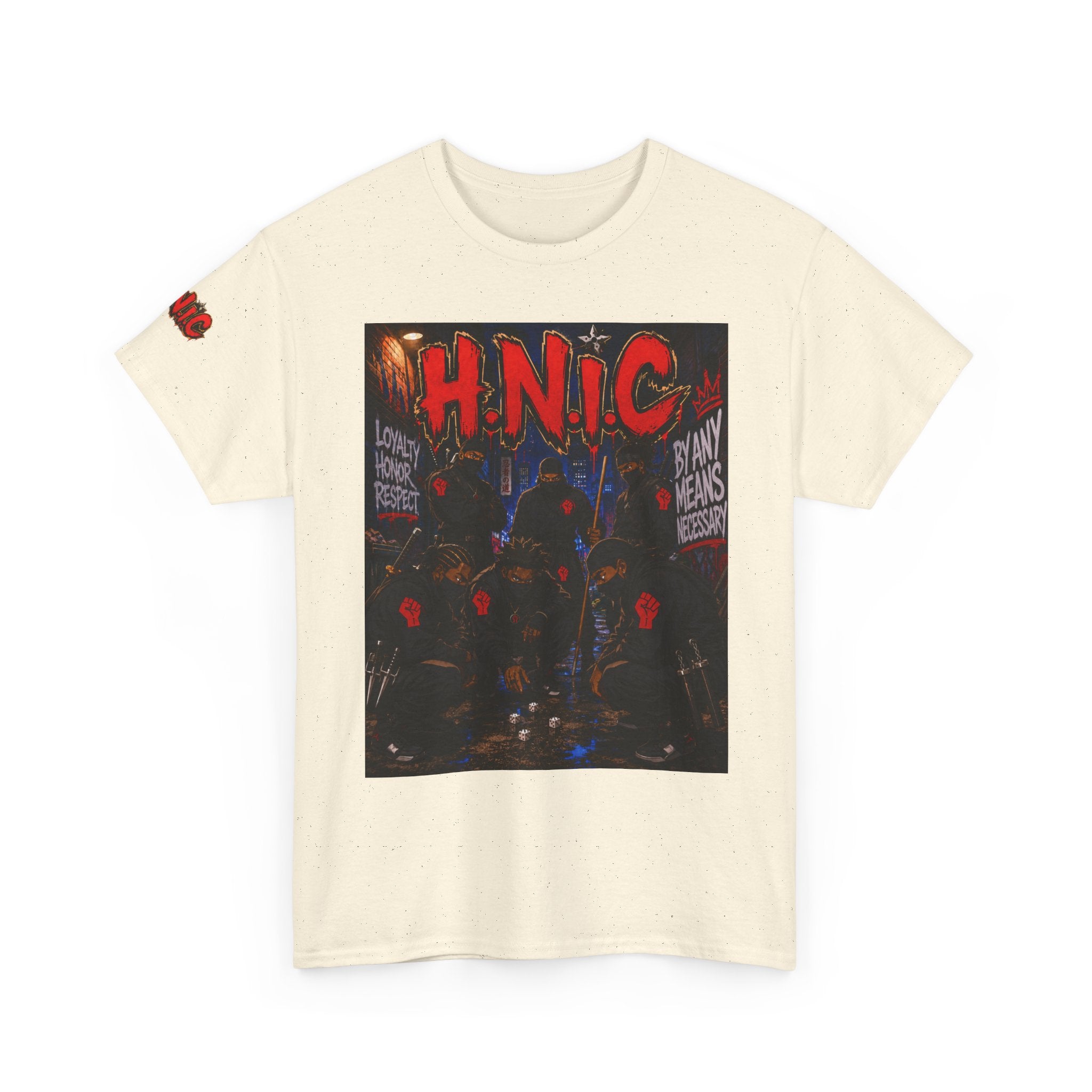 H.N.I.C. Graphic Tee — 'This Is Not A Riot' Raised Fist Streetwear T‑Shirt
