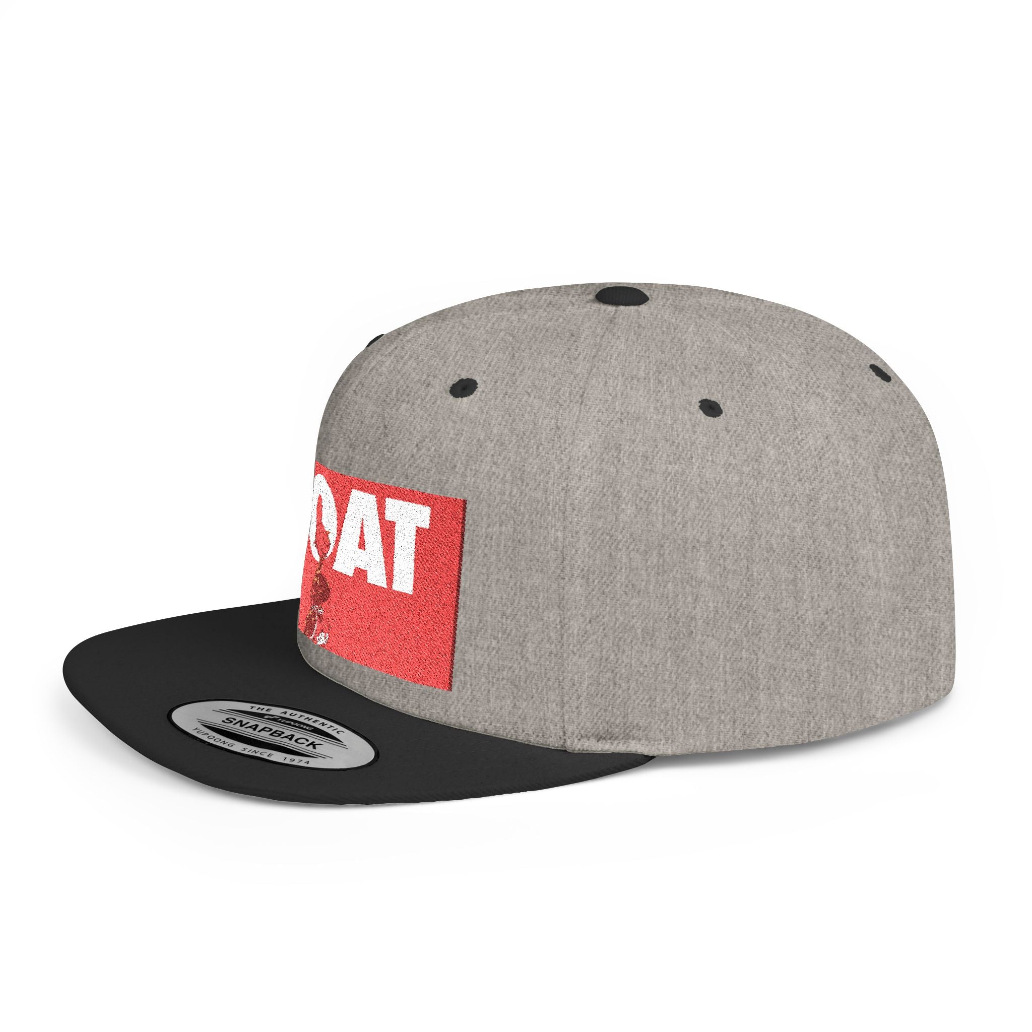 Copy of Flat Bill Snapback Hat — Retro Dance Crew Graphic Cap