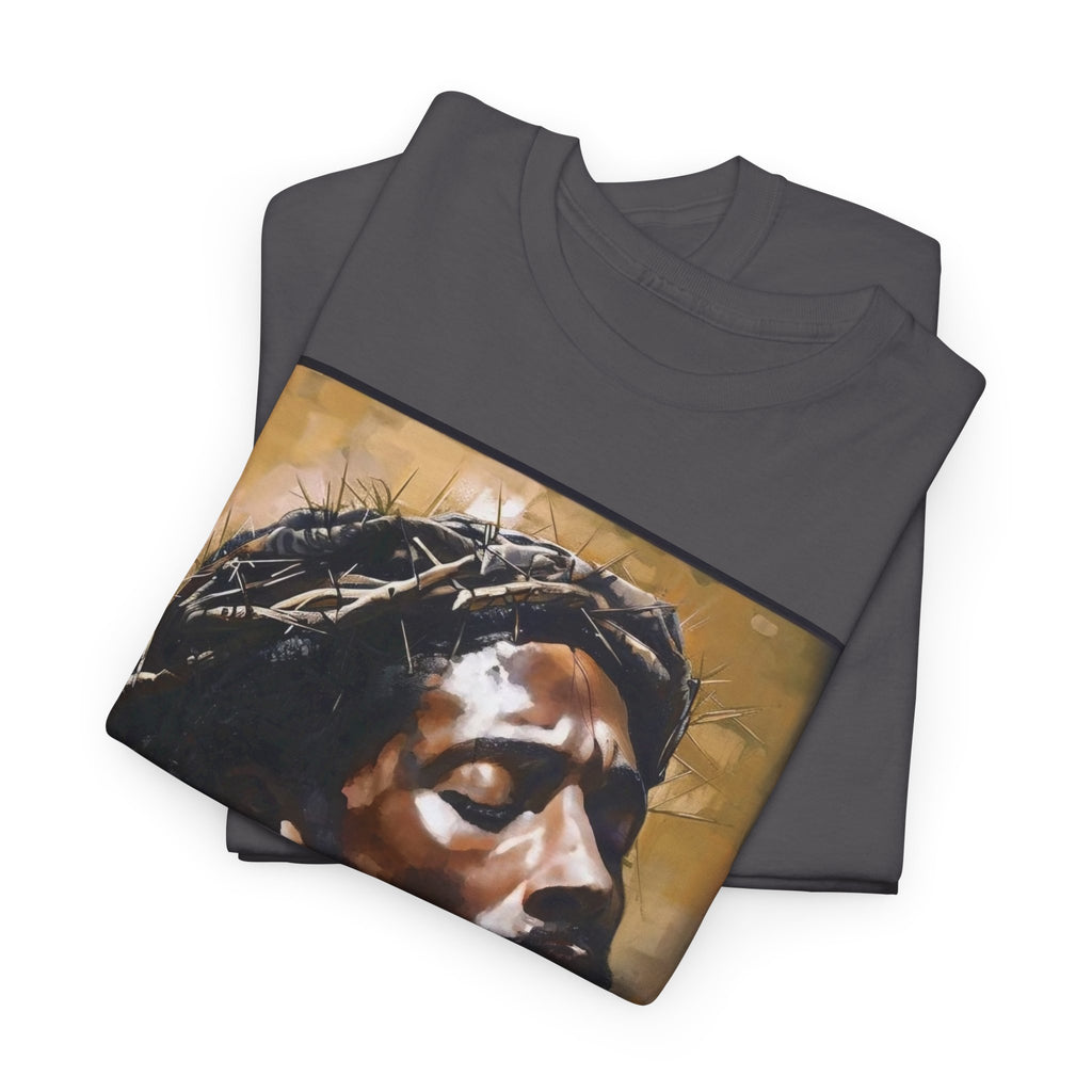 Jesus Portrait Tee with 'This Is Not A Boycott — This Is A Wealth Transfer' Back Emblem