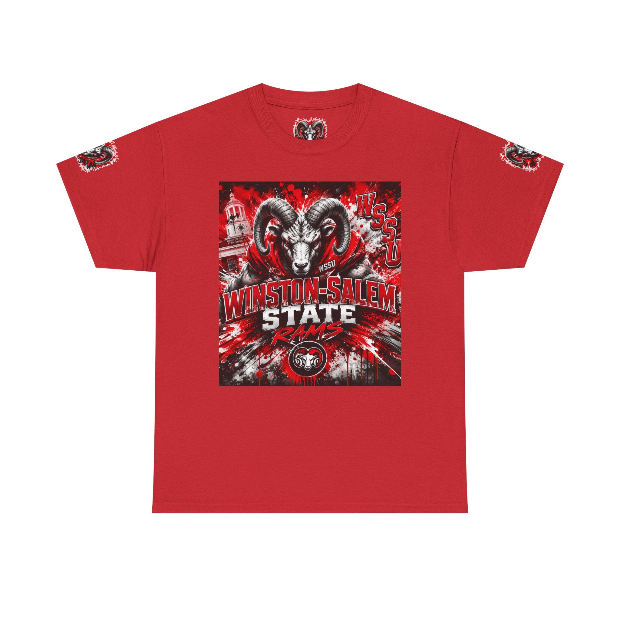 Winston‑Salem State Rams Ram Head Tee — Bold College Spirit T‑Shirt