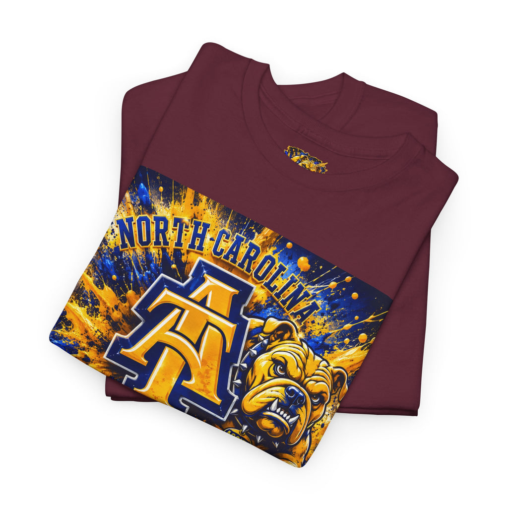 North Carolina A&T Aggies Bulldog T-Shirt — A&T Logo College Tee