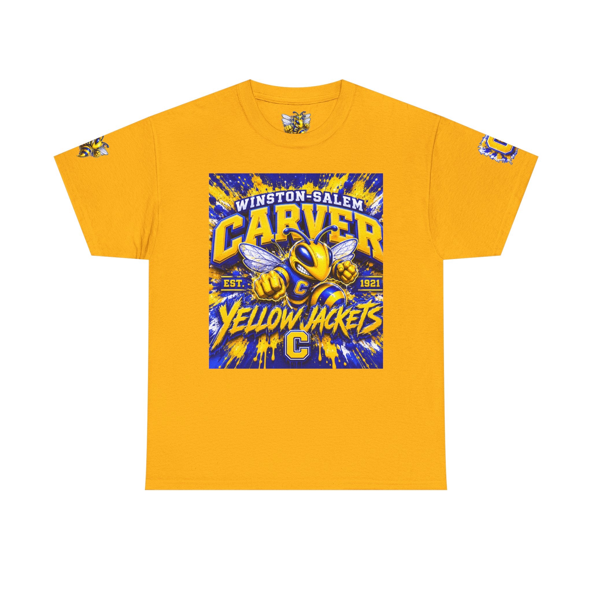 Carver Yellow Jackets T-Shirt — Winston-Salem High School Mascot Tee