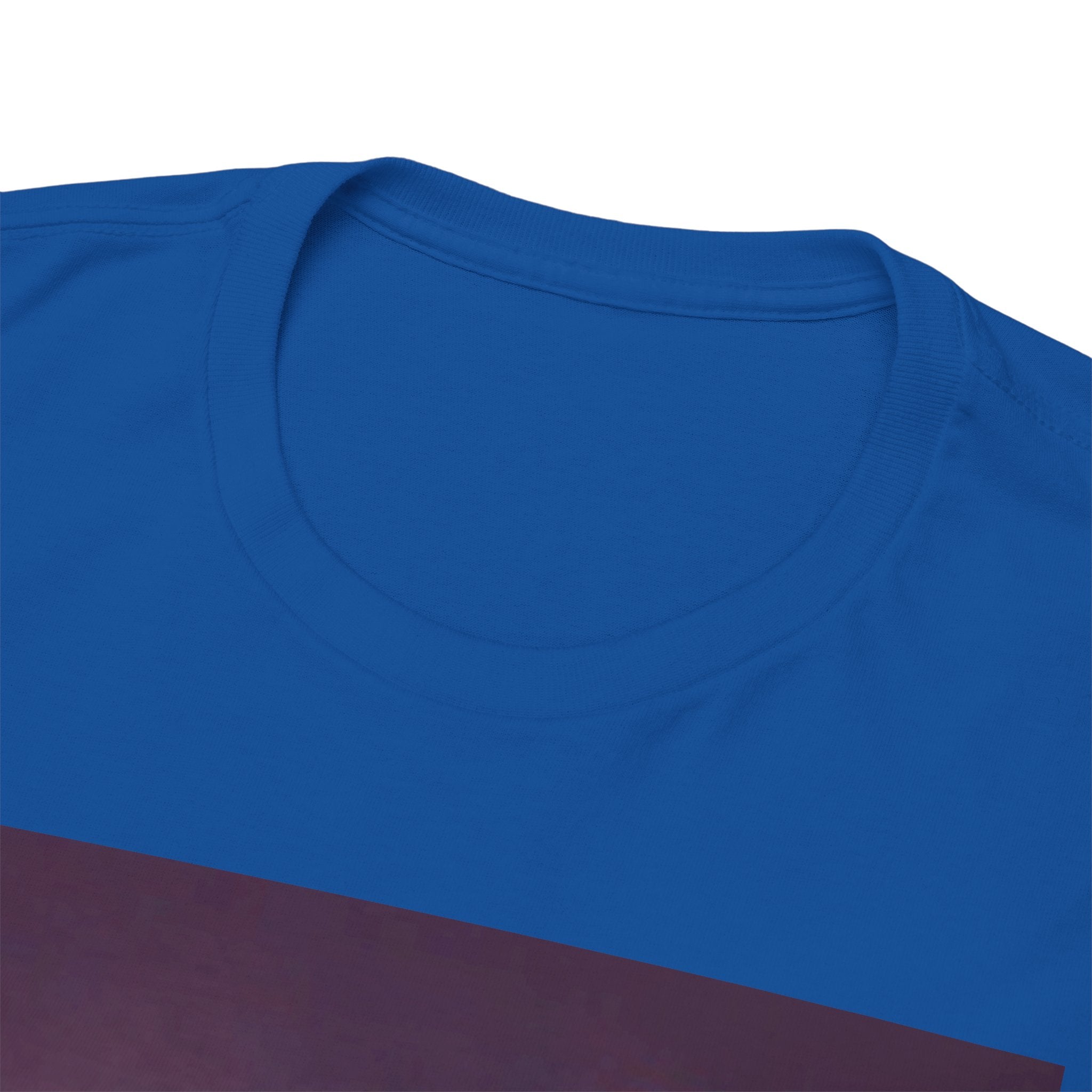 Basketball Jumpman Tee — Retro Skyline Graphic T-Shirt with Red Fist Back Emblem