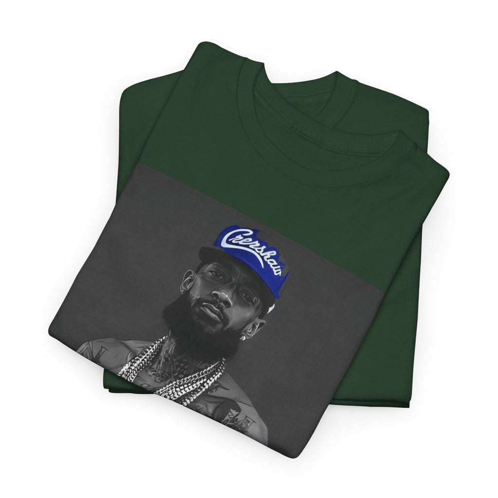 Iconic Rap Legend Photo Tee — Los Angeles Cap Graphic