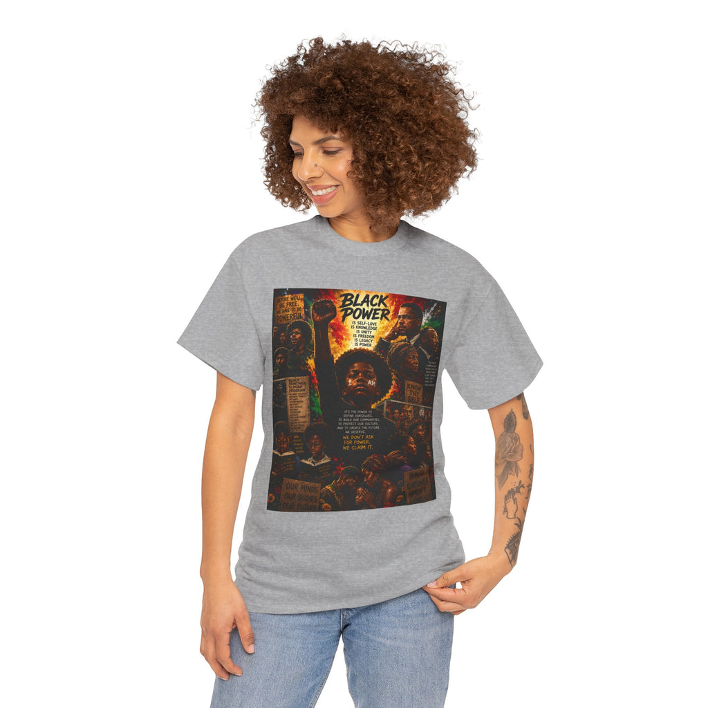 Black Power T‑Shirt — 'This Is Not A Boycott, This Is A Wealth Transfer' Protest Tee