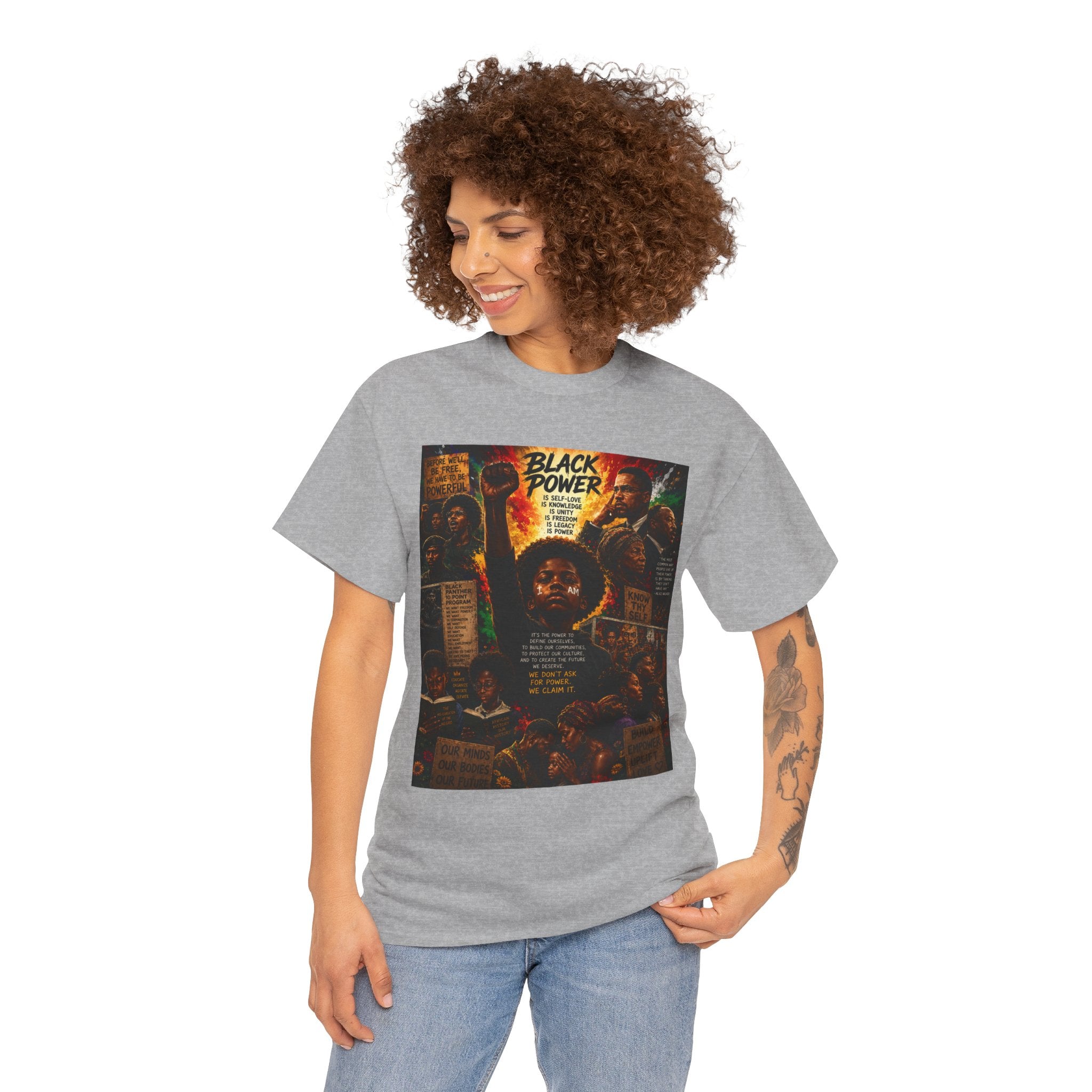 Black Power T‑Shirt — 'This Is Not A Boycott, This Is A Wealth Transfer' Protest Tee