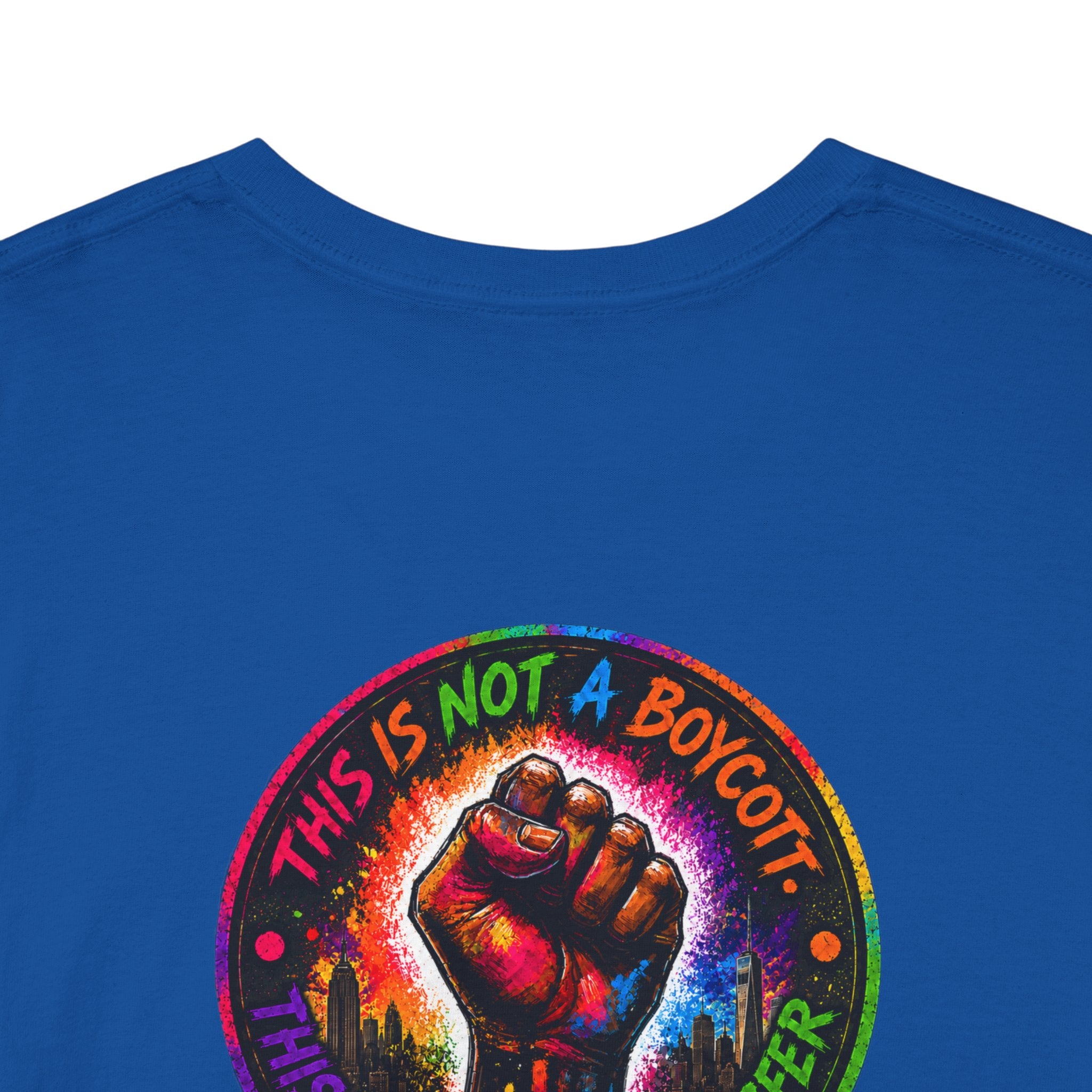 They Want Our Rhythm But Not Our Blues Tee — Black Power Fist Social Justice T-Shirt