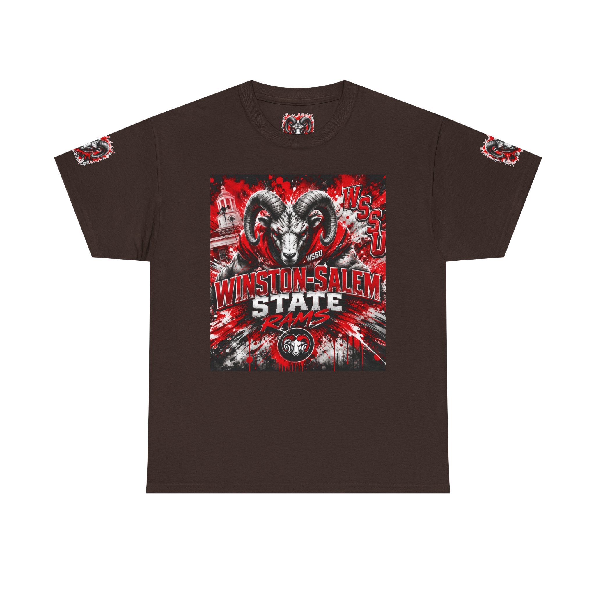 Winston‑Salem State Rams Ram Head Tee — Bold College Spirit T‑Shirt