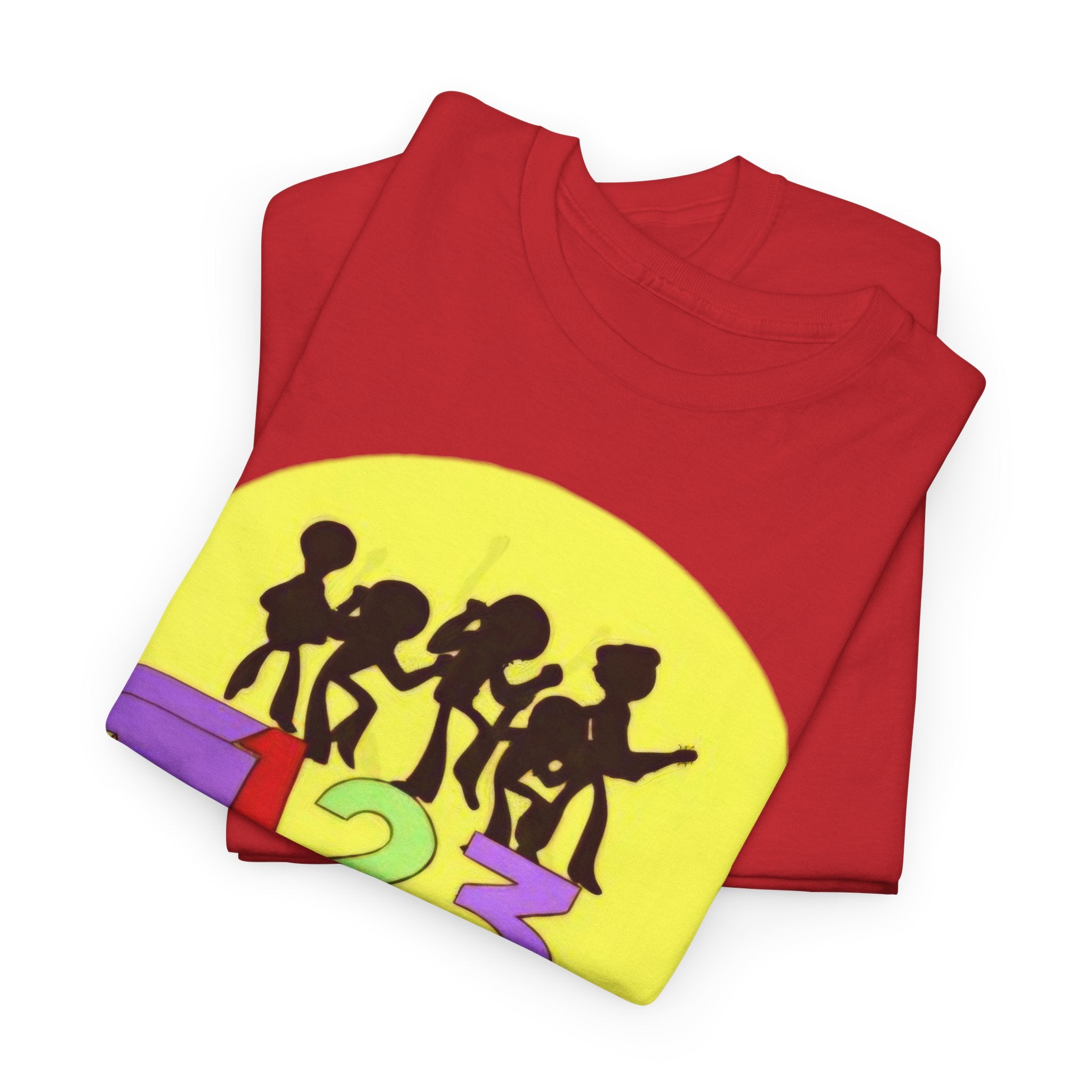 ABC 123 Kids Music Tee — Colorful Educational Rhythm Shirt