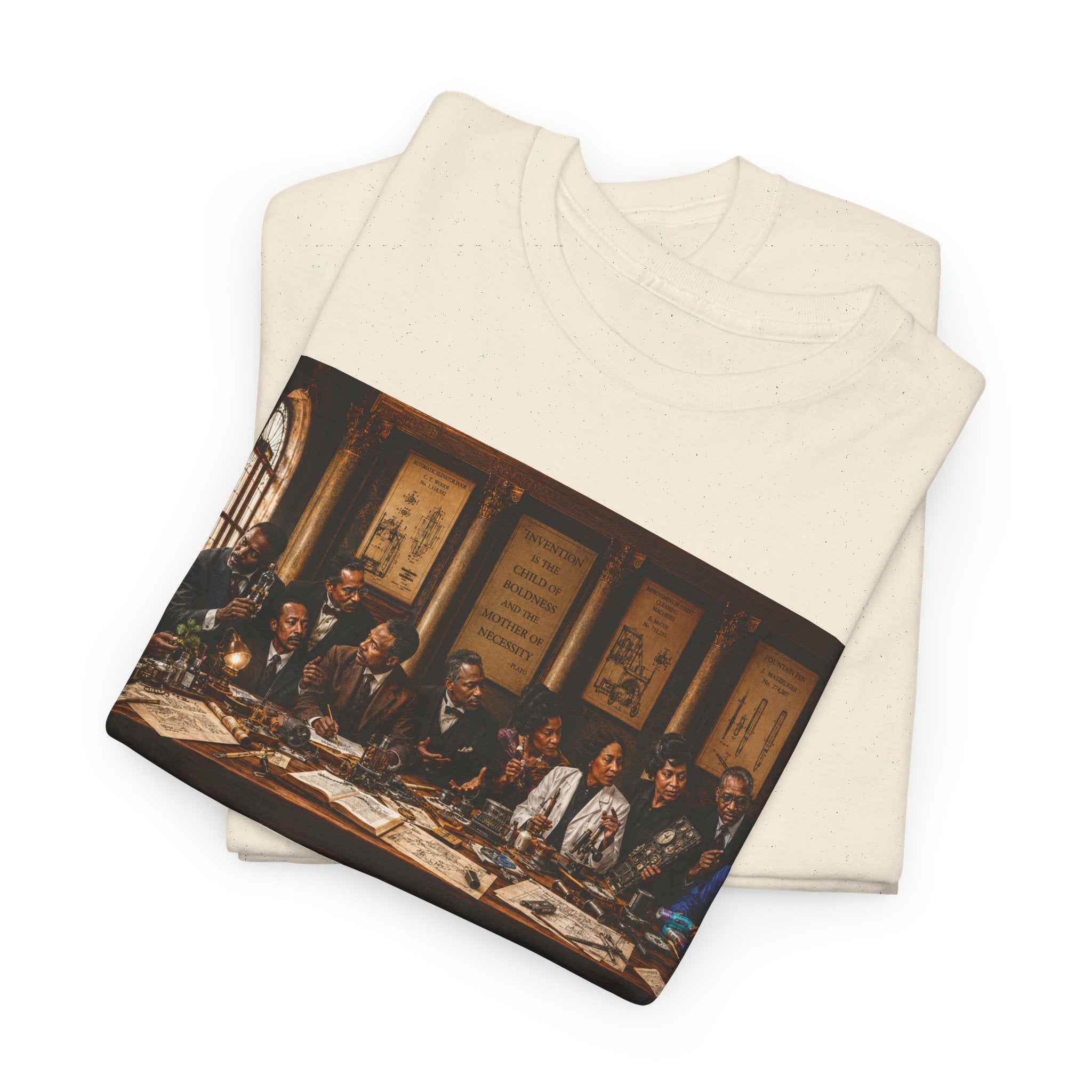 Graphic Tee — 'This Is Not A Boycott' Fist Emblem with Vintage Group Portrait