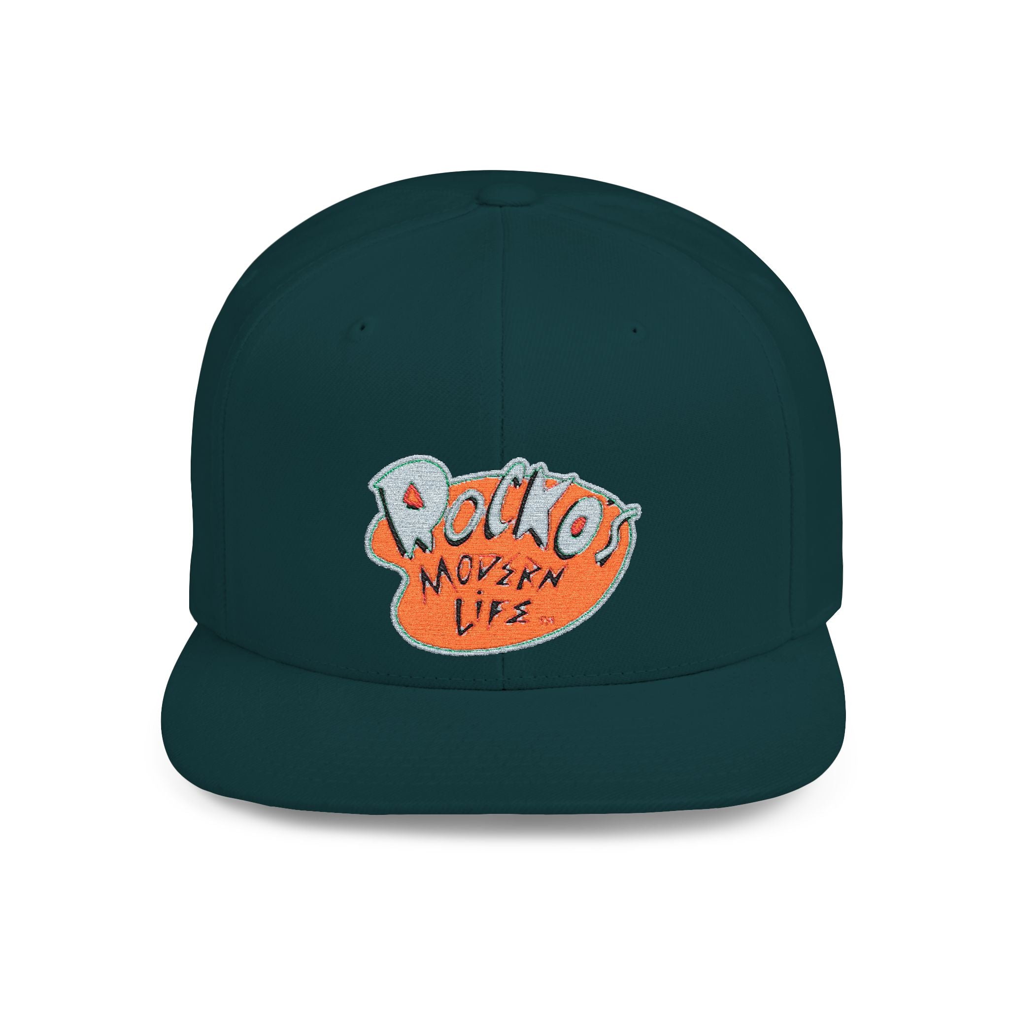 Snapback Hat — Polka Nutter Vibe Embroidered Flat-Bill Cap